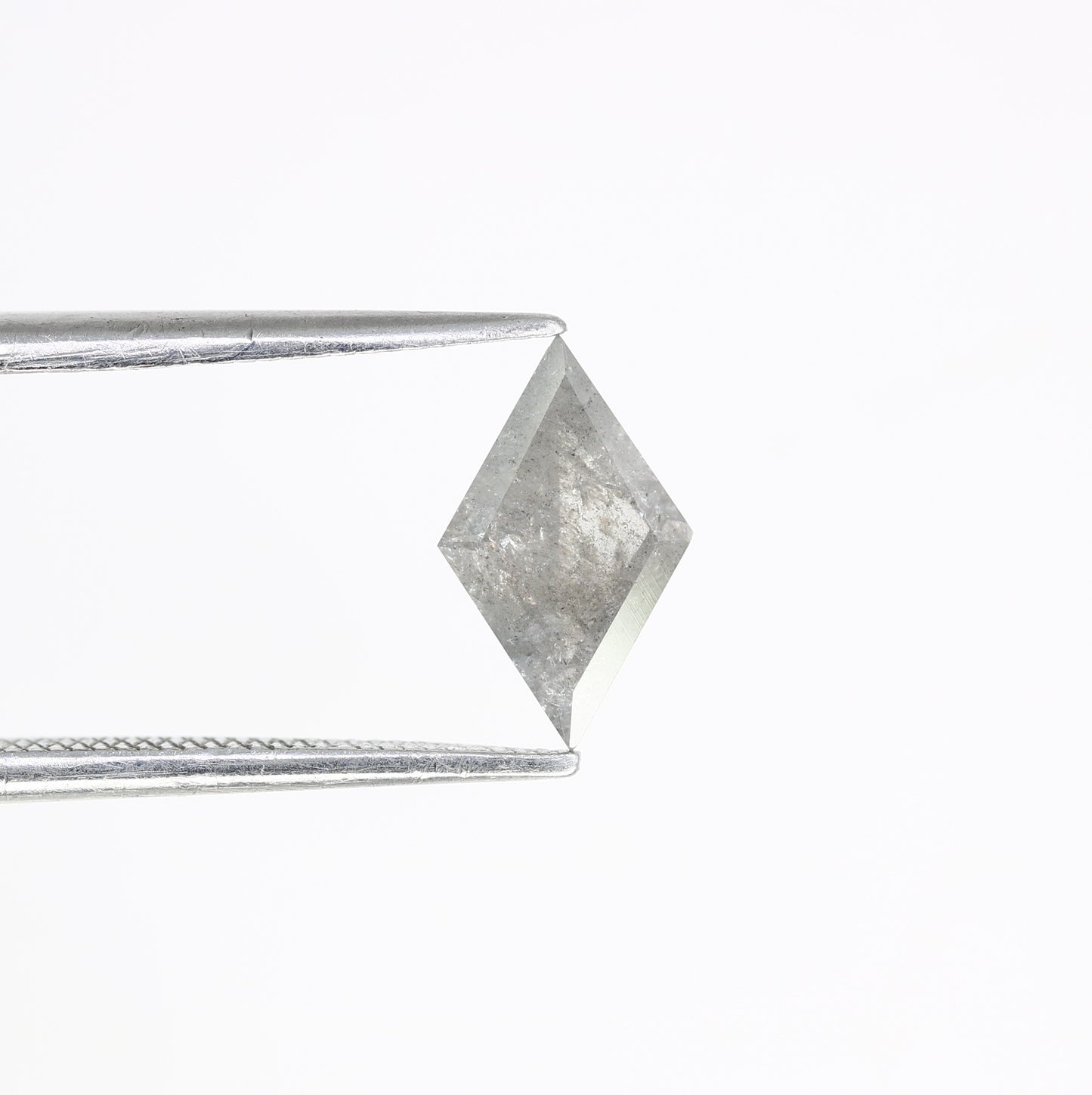 0.69 CT Kite Shape Salt And Pepper 9.70 MM Diamond For Wedding Ring - JayKrishna Diamond