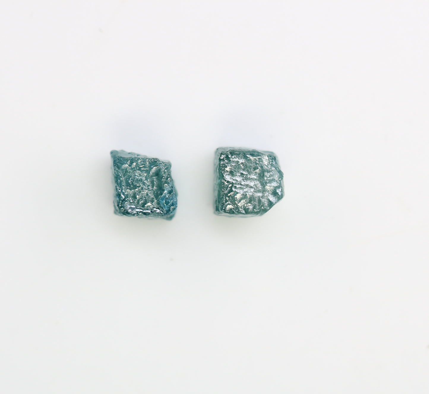 1.61 CT Blue Rough Cube Raw Diamond For Engagement Ring - JayKrishna Diamond