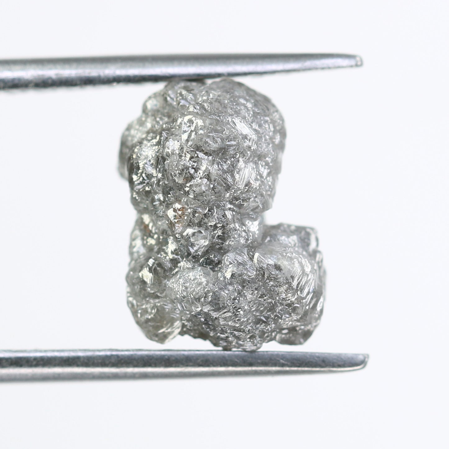 3.70 CT Grey Irregular Cut Raw Rough Diamond For Engagement Ring - JayKrishna Diamond