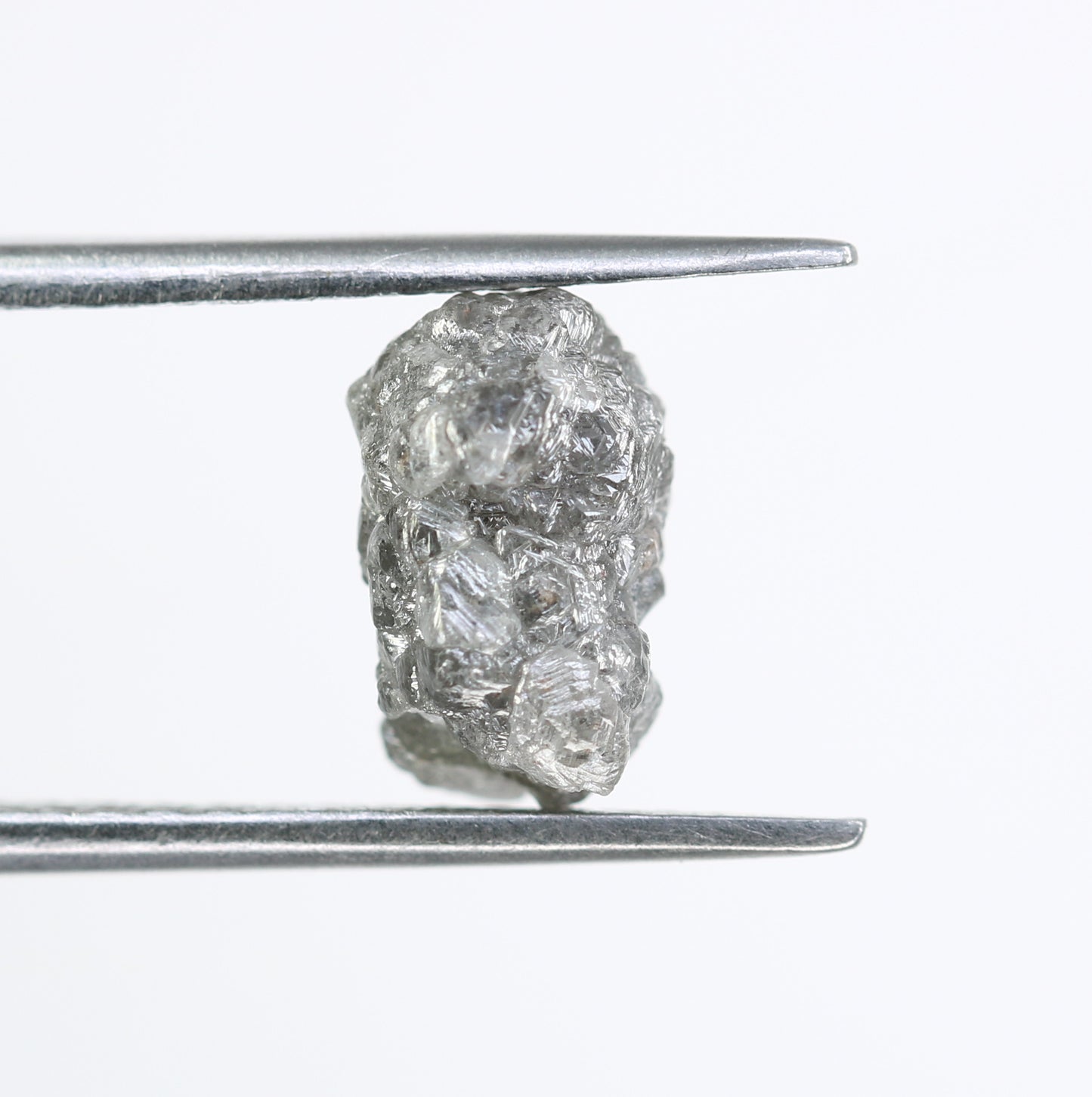 3.70 CT Grey Irregular Cut Raw Rough Diamond For Engagement Ring - JayKrishna Diamond