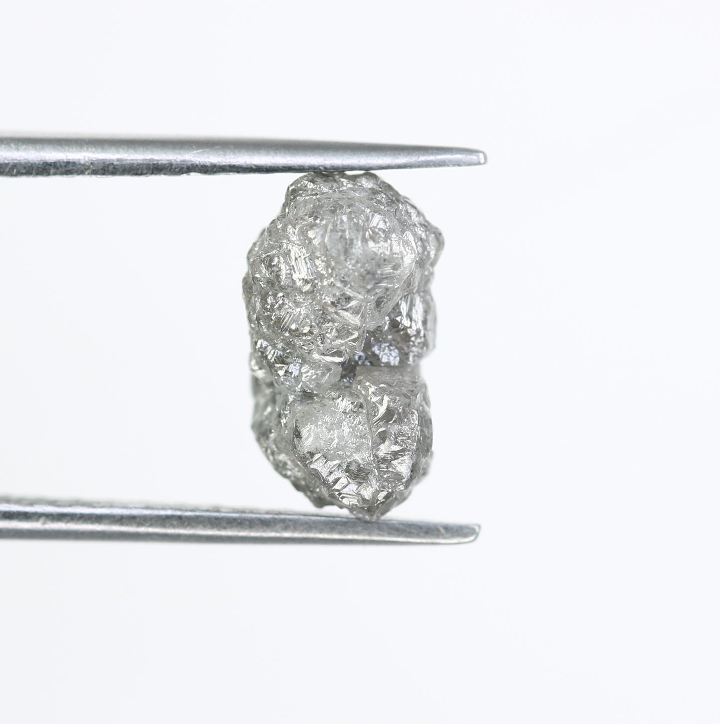 3.70 CT Grey Irregular Cut Raw Rough Diamond For Engagement Ring - JayKrishna Diamond