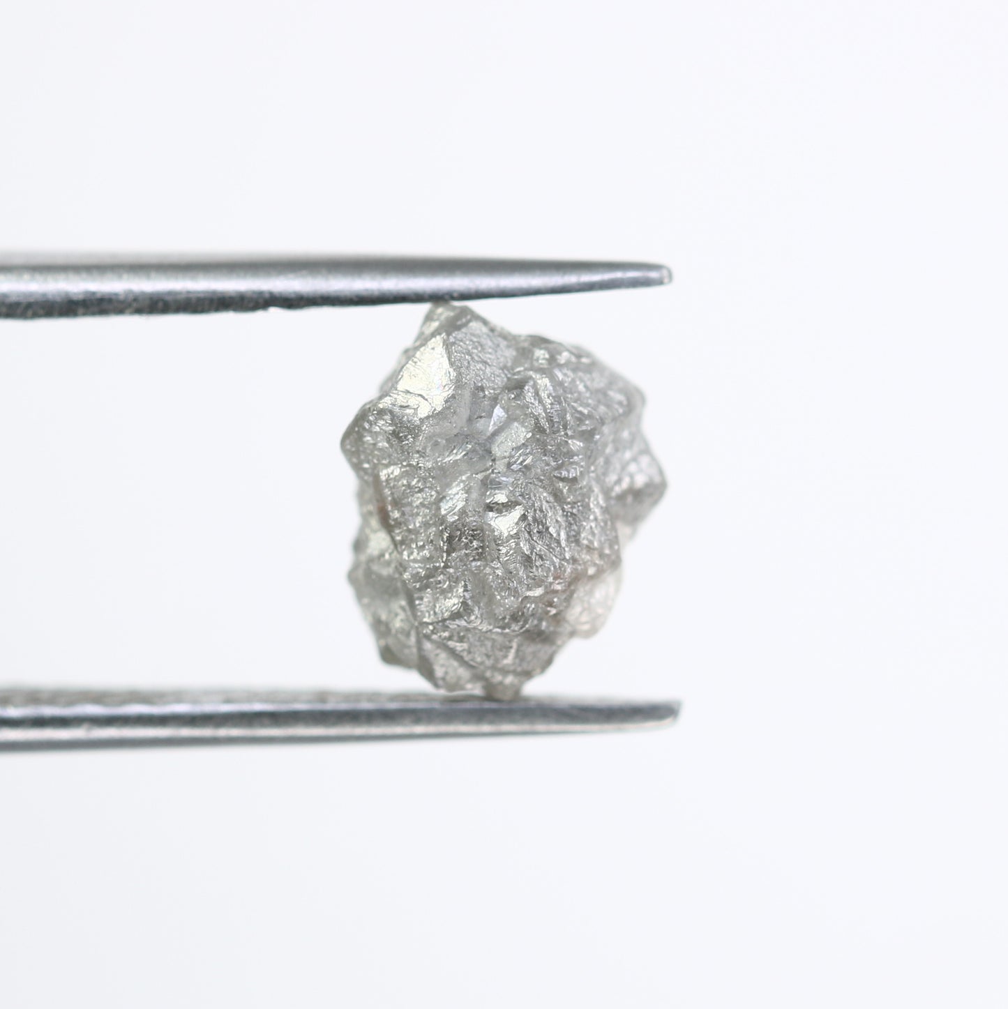 3.31 CT Grey Rough Irregular Cut Raw Diamond For Engagement Ring - JayKrishna Diamond