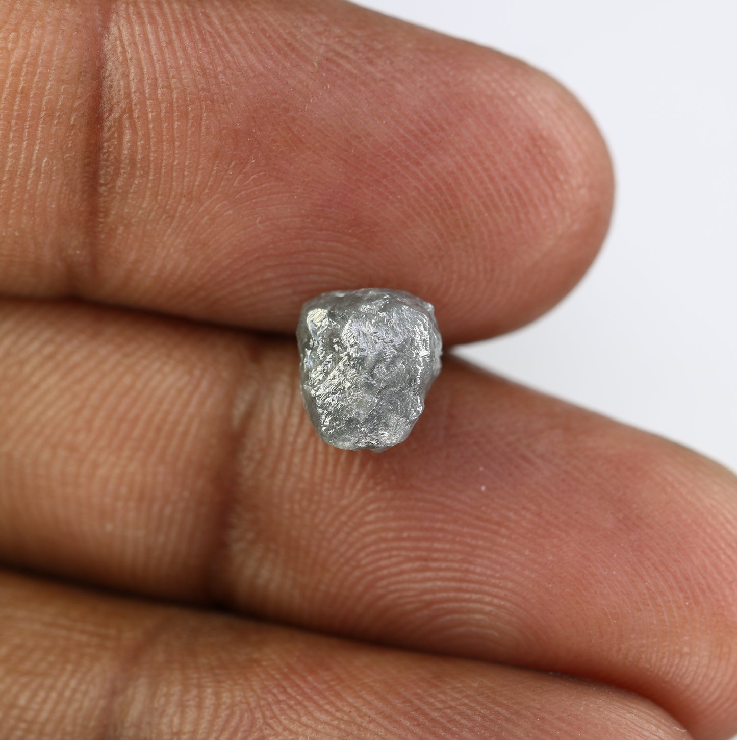 3.74 CT Grey Rough Raw Uncut Diamond For Engagement Ring - JayKrishna Diamond