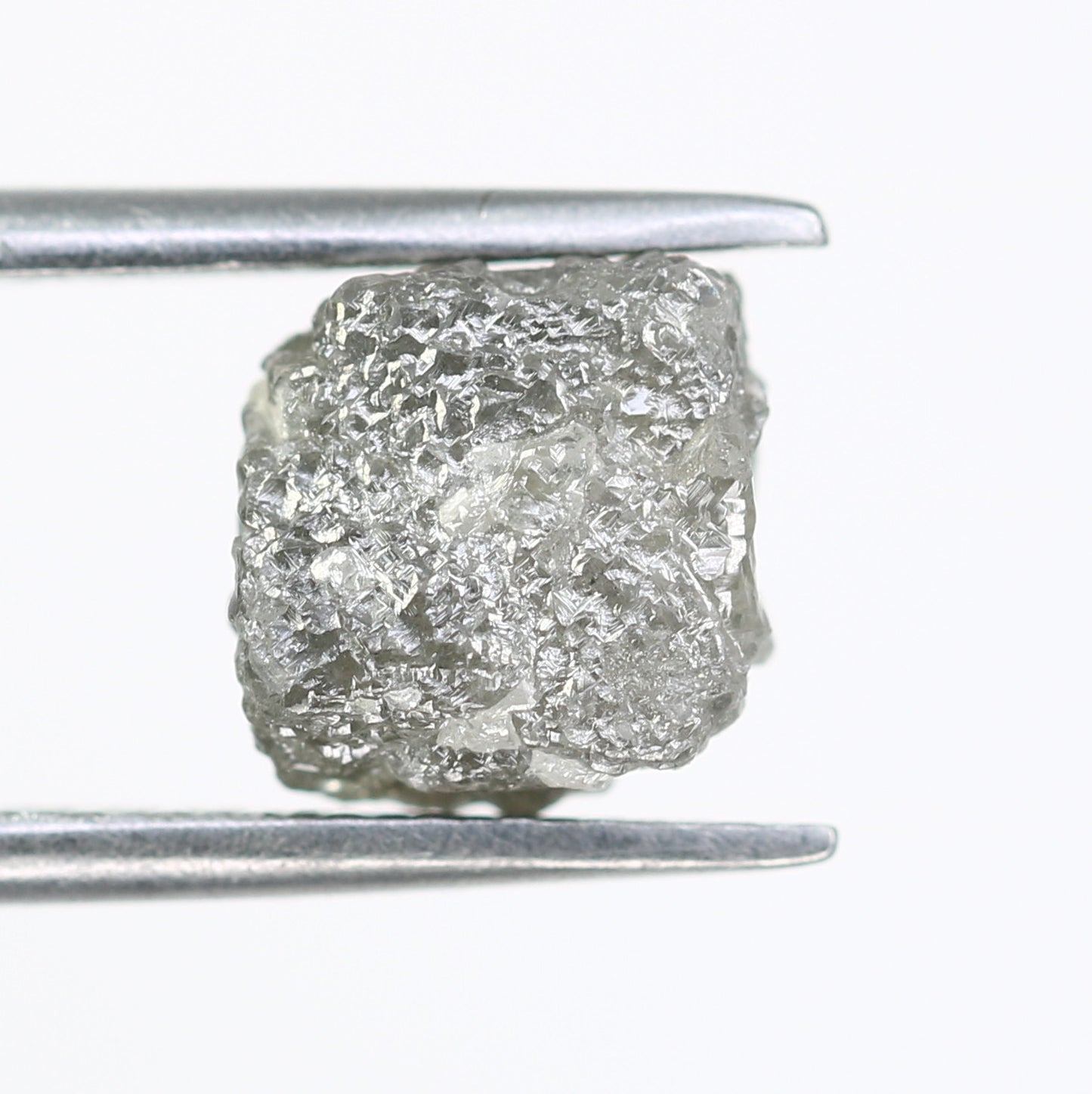 2.84 CT Irregular Cut Raw Grey Rough Diamond For Engagement Ring - JayKrishna Diamond