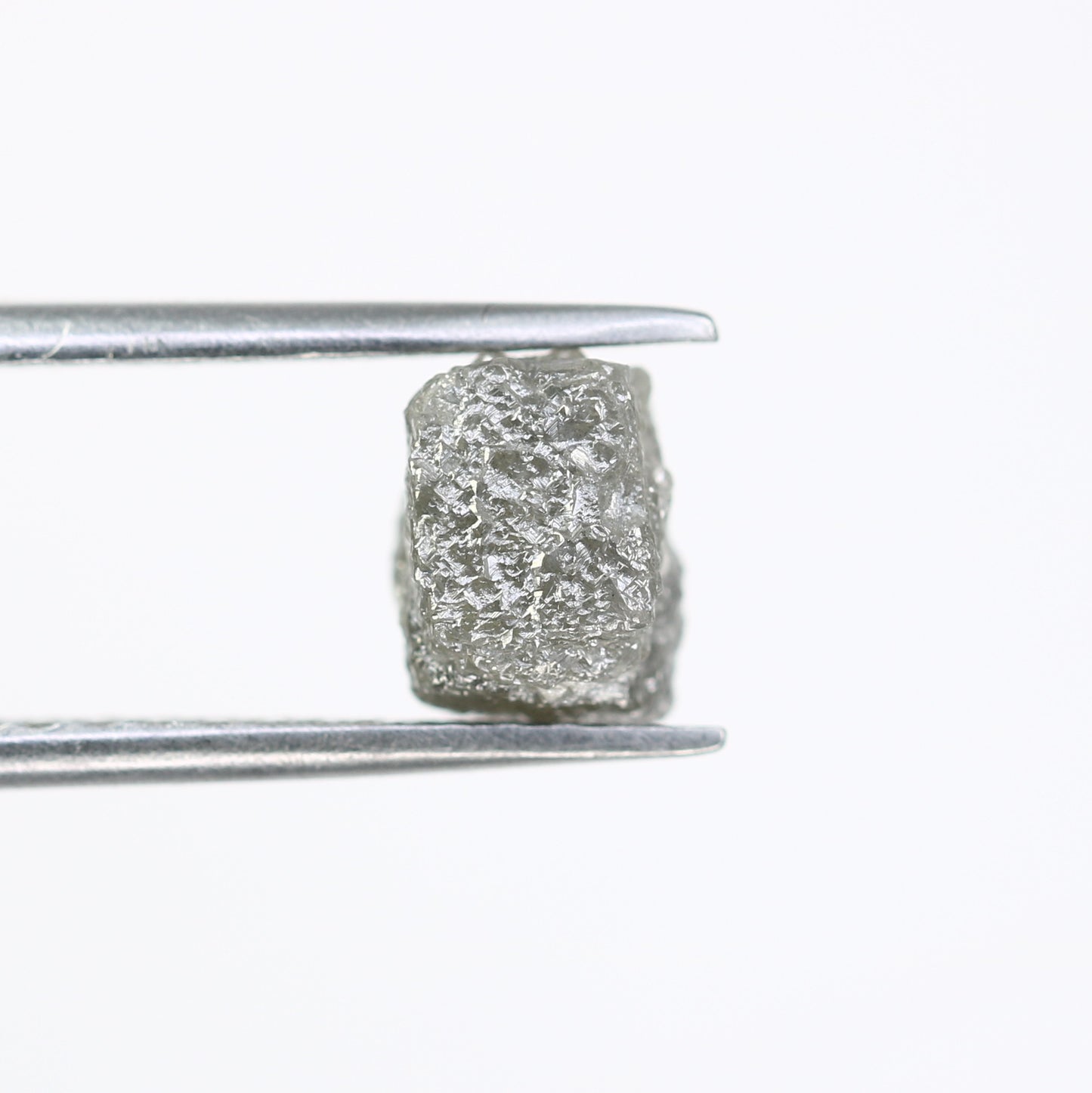 2.84 CT Irregular Cut Raw Grey Rough Diamond For Engagement Ring - JayKrishna Diamond