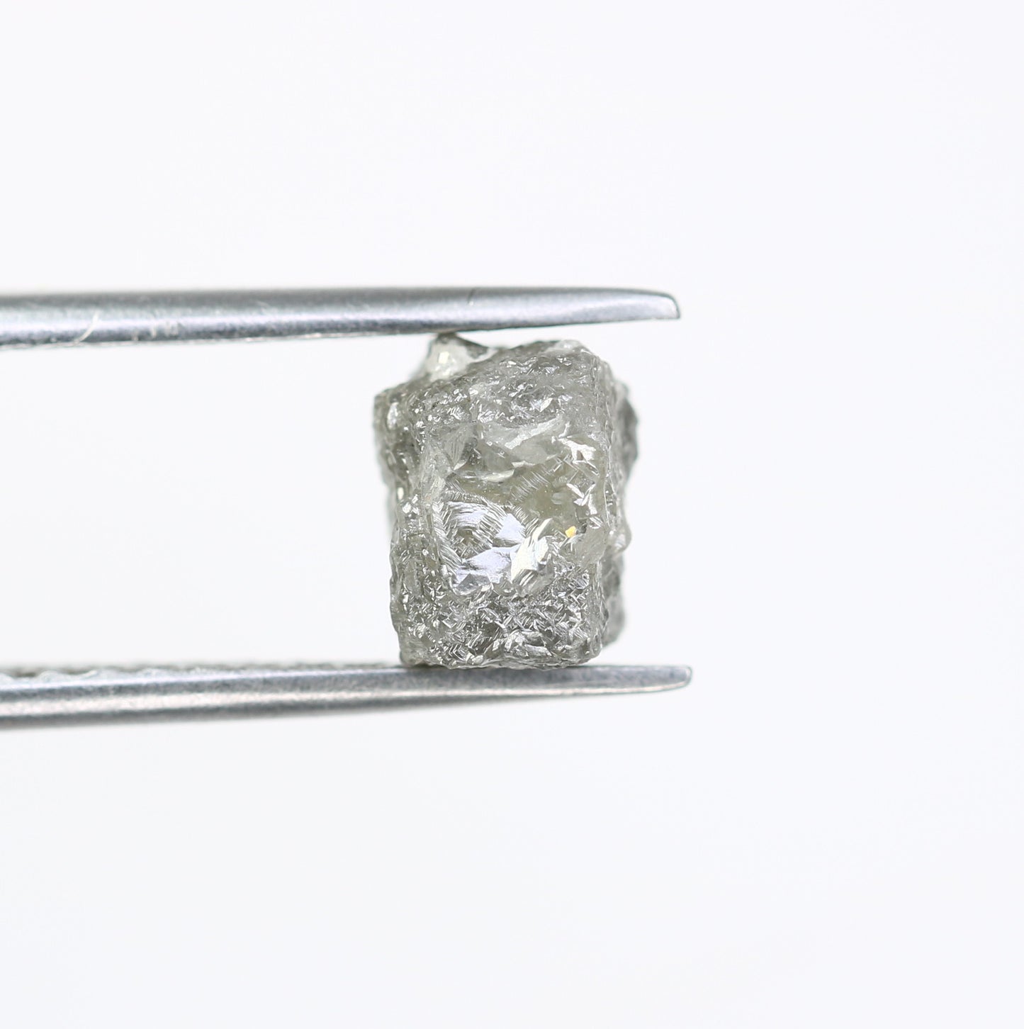2.84 CT Irregular Cut Raw Grey Rough Diamond For Engagement Ring - JayKrishna Diamond