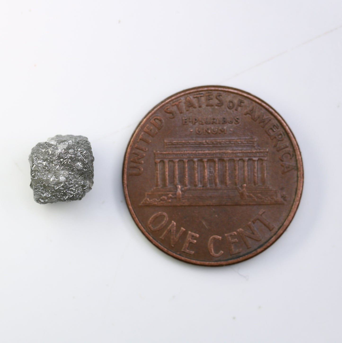 2.84 CT Irregular Cut Raw Grey Rough Diamond For Engagement Ring - JayKrishna Diamond