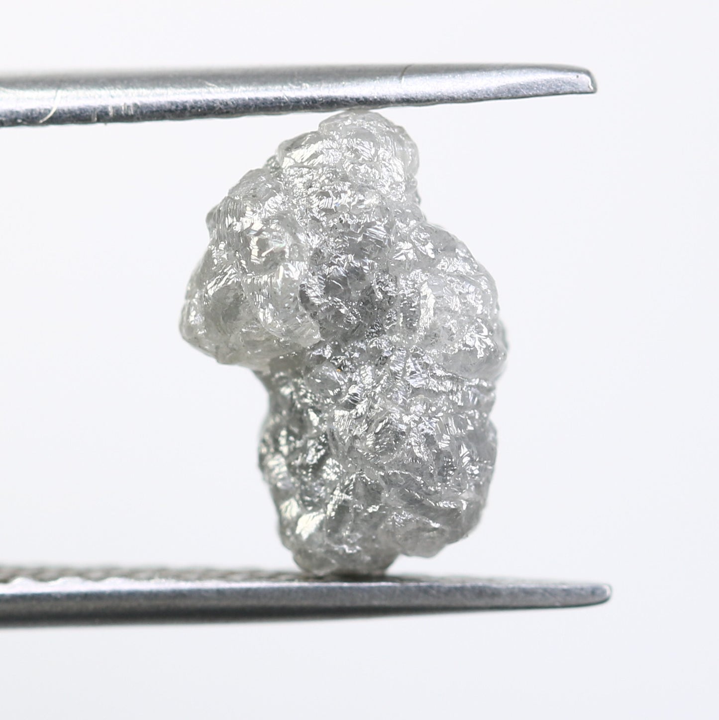 3.30 CT Grey Rough Irregular Cut Raw Diamond For Engagement Ring - JayKrishna Diamond