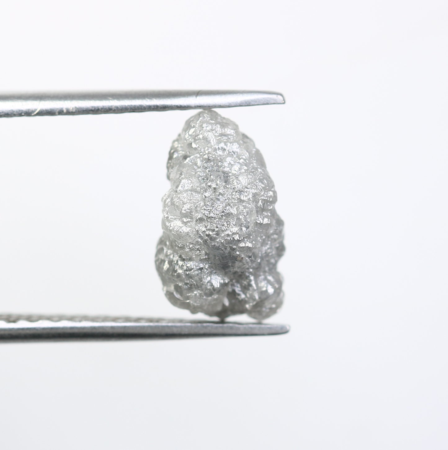 3.30 CT Grey Rough Irregular Cut Raw Diamond For Engagement Ring - JayKrishna Diamond