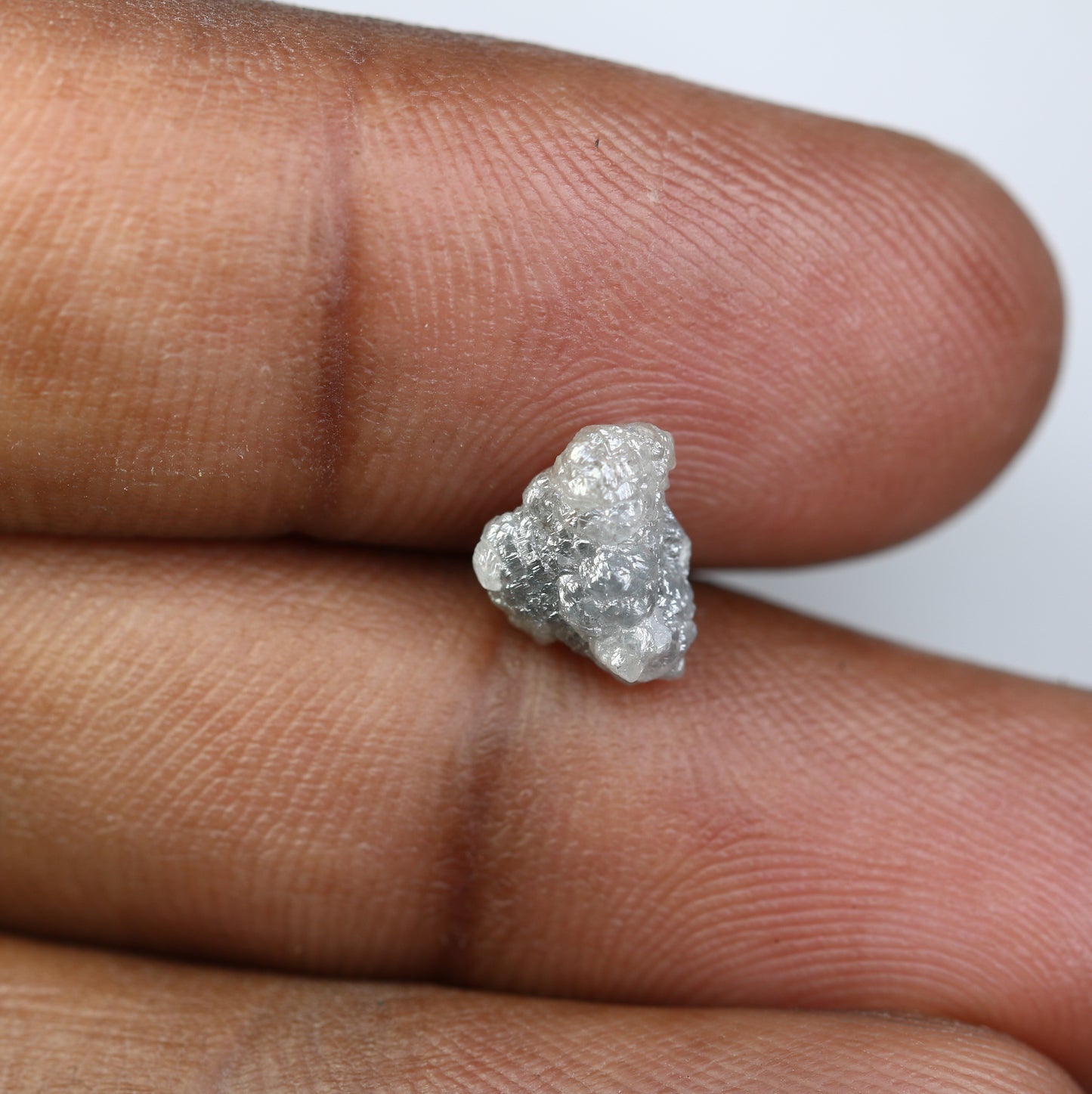2.72 CT Grey Uncut Rough Raw Diamond For Engagement Ring - JayKrishna Diamond