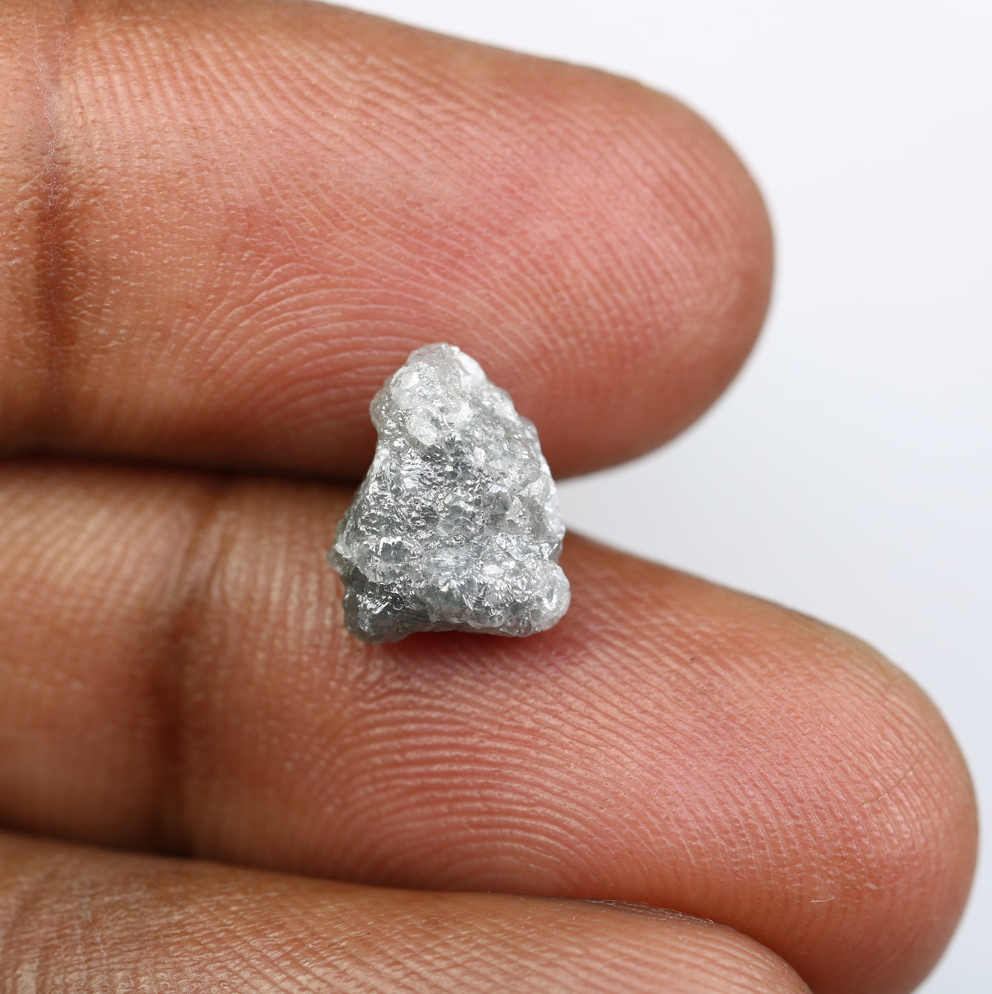 4.20 CT Grey Uncut Rough Raw Diamond For Engagement Ring - JayKrishna Diamond