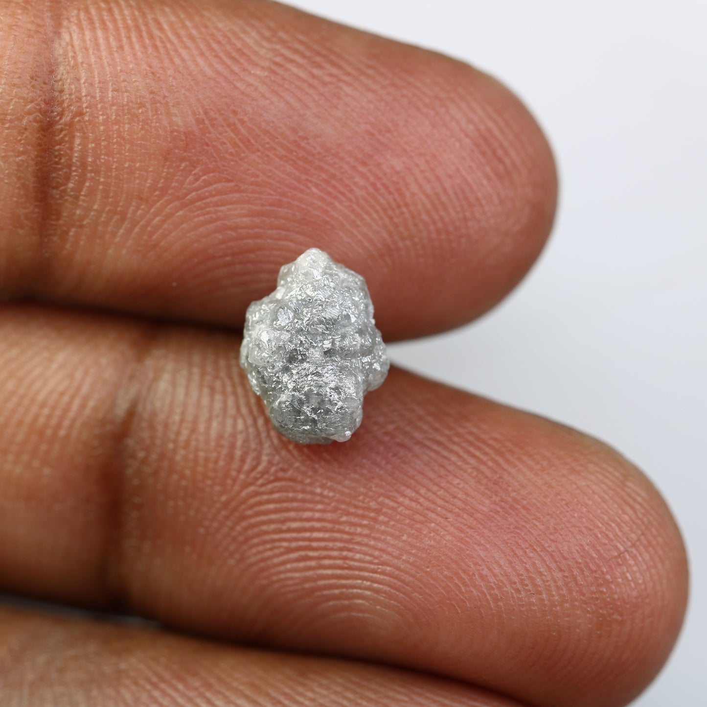 3.06 CT Grey Uncut Rough Raw Diamond For Engagement Ring - JayKrishna Diamond