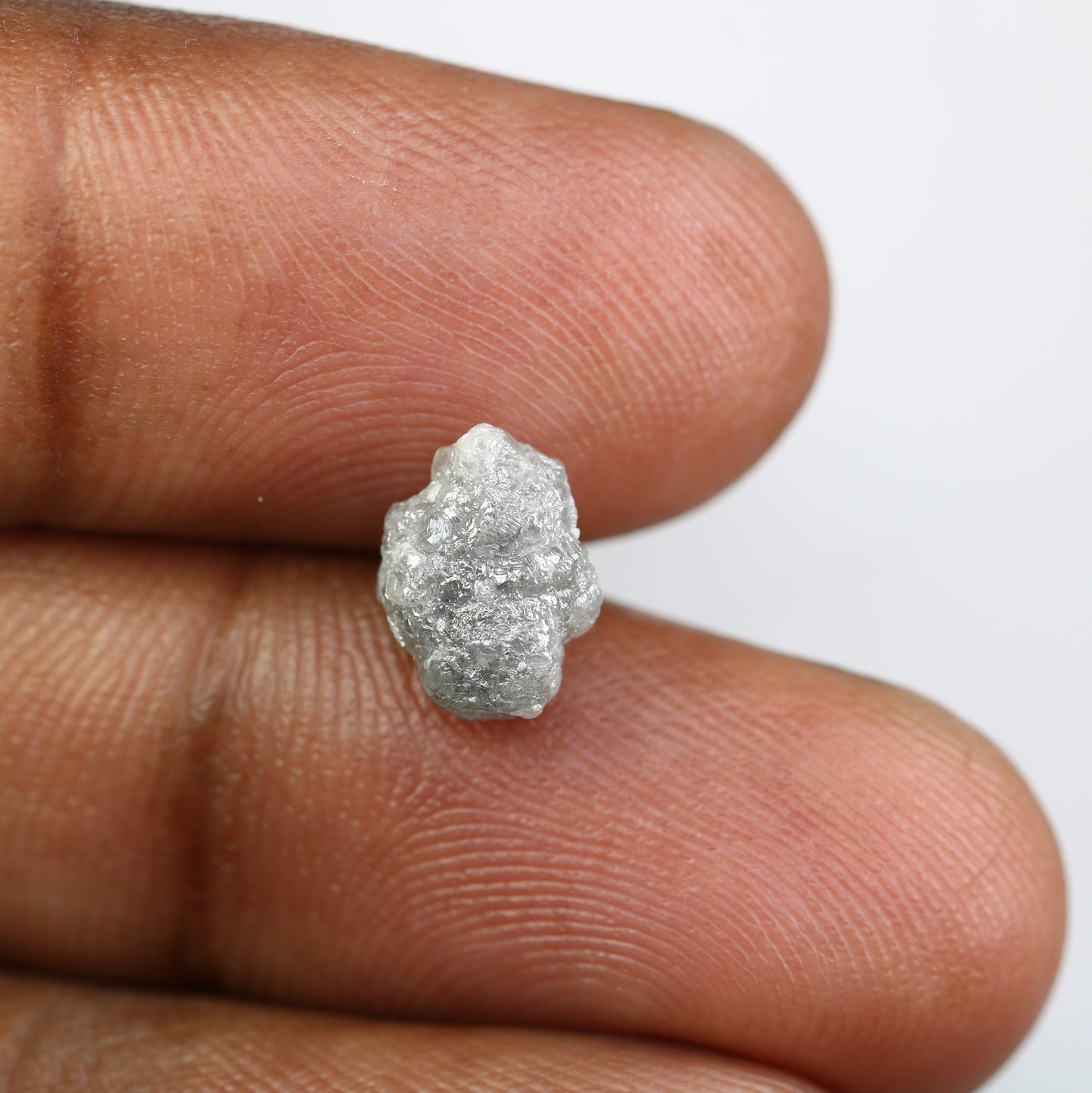 3.06 CT Grey Uncut Rough Raw Diamond For Engagement Ring - JayKrishna Diamond