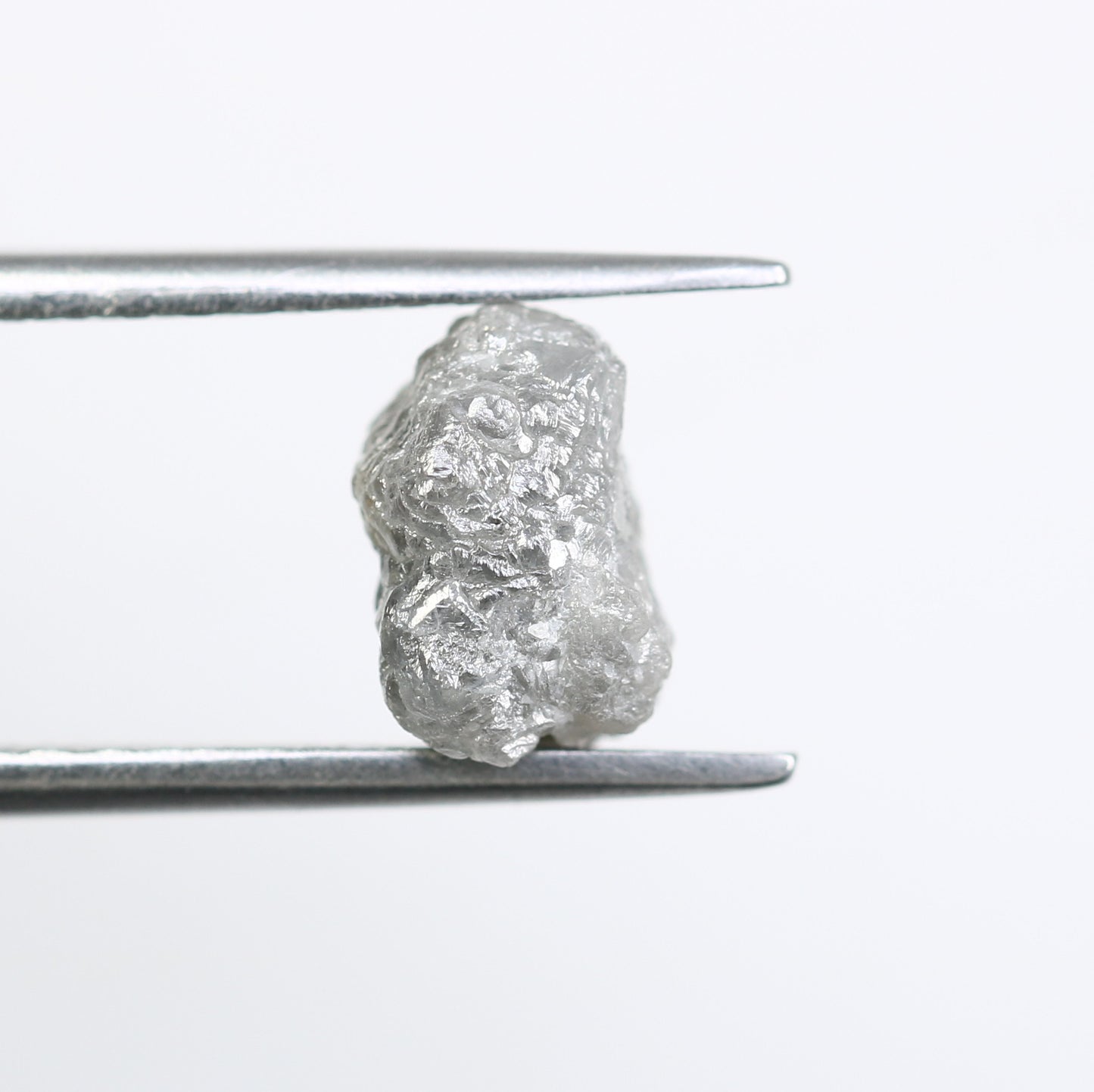 2.68 CT Irregular Cut Rough Grey Raw Diamond For Engagement Ring - JayKrishna Diamond