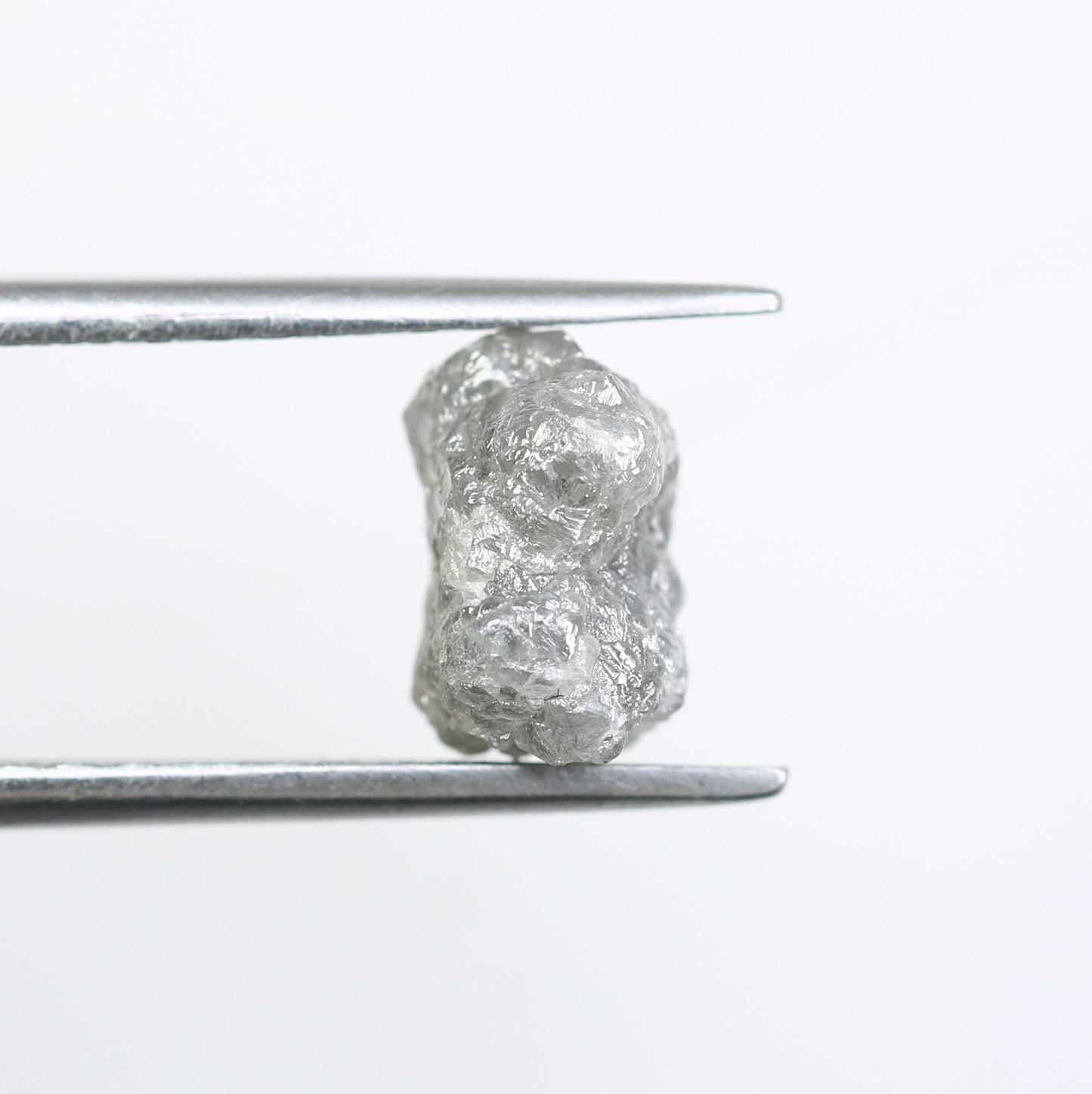 2.68 CT Irregular Cut Rough Grey Raw Diamond For Engagement Ring - JayKrishna Diamond