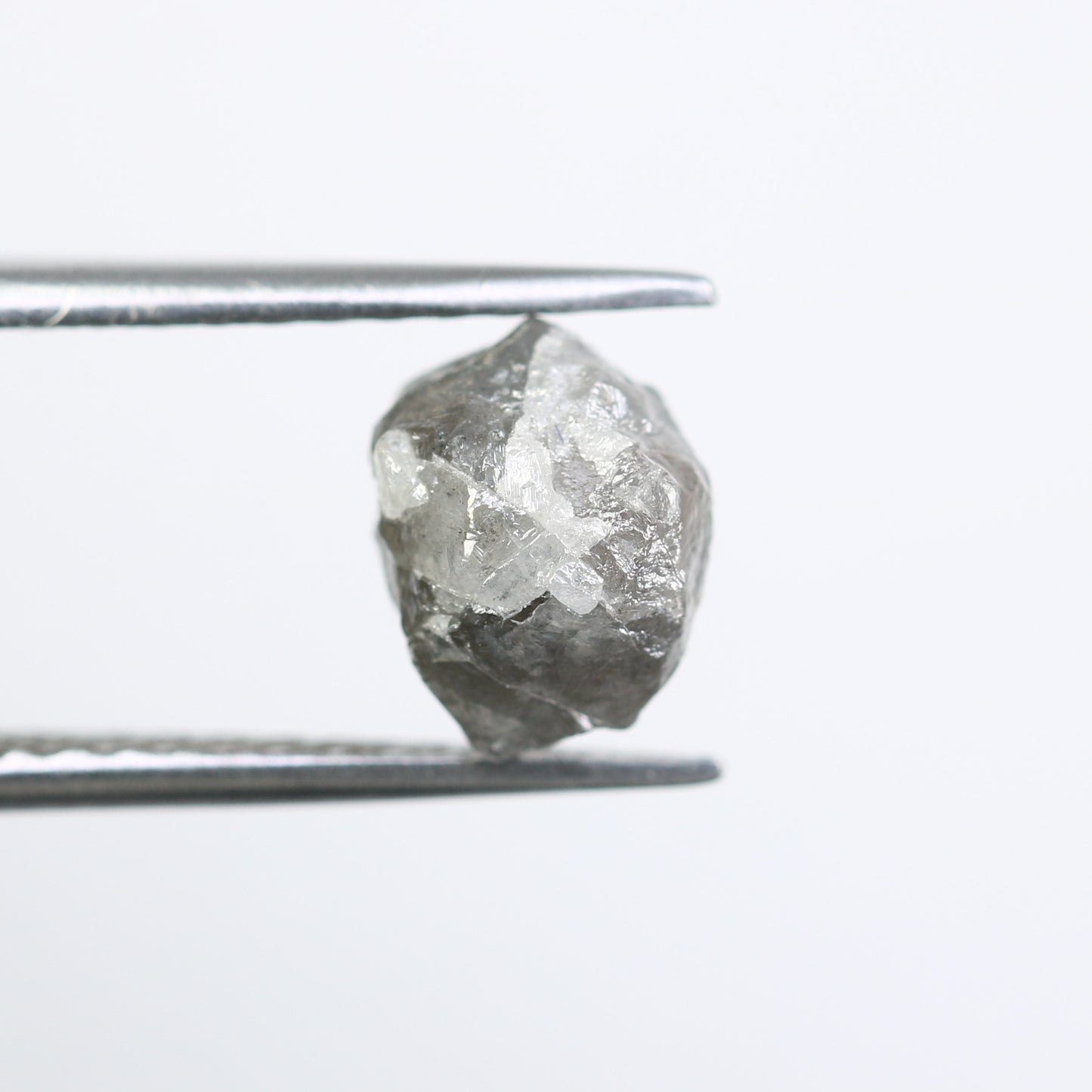 2.83 CT Rough Grey Raw Irregular Cut Diamond For Engagement Ring - JayKrishna Diamond