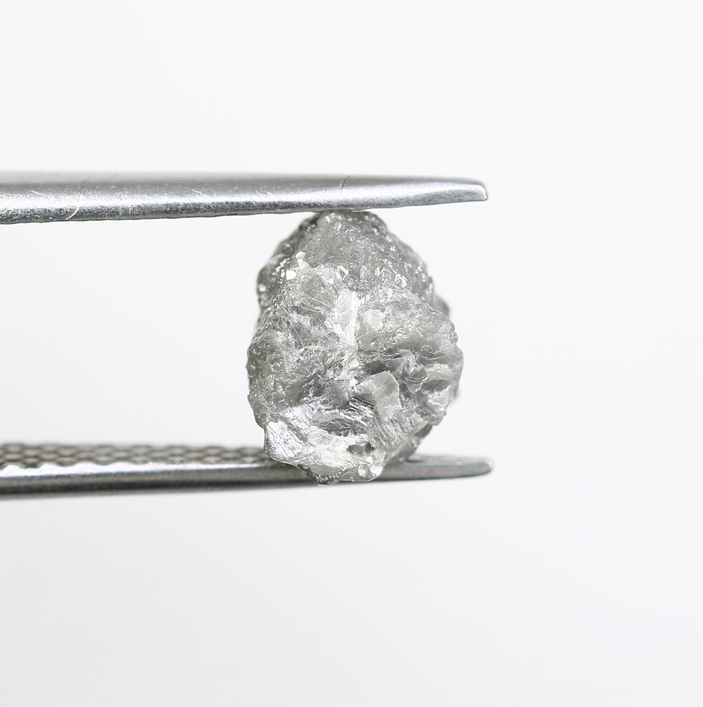 2.87 CT Raw Rough Grey Irregular Cut Diamond For Engagement Ring - JayKrishna Diamond
