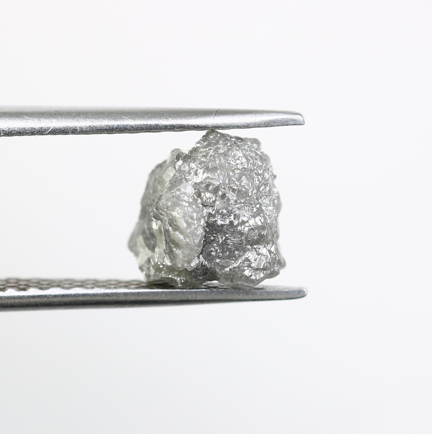 2.87 CT Raw Rough Grey Irregular Cut Diamond For Engagement Ring - JayKrishna Diamond
