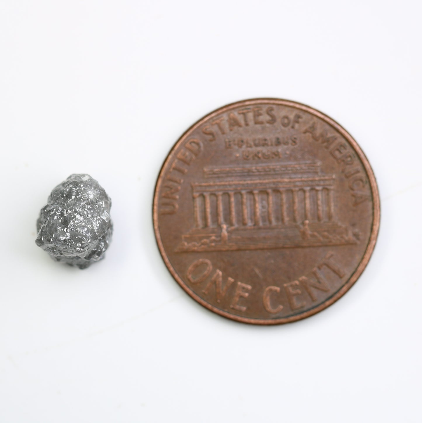 2.87 CT Raw Rough Grey Irregular Cut Diamond For Engagement Ring - JayKrishna Diamond