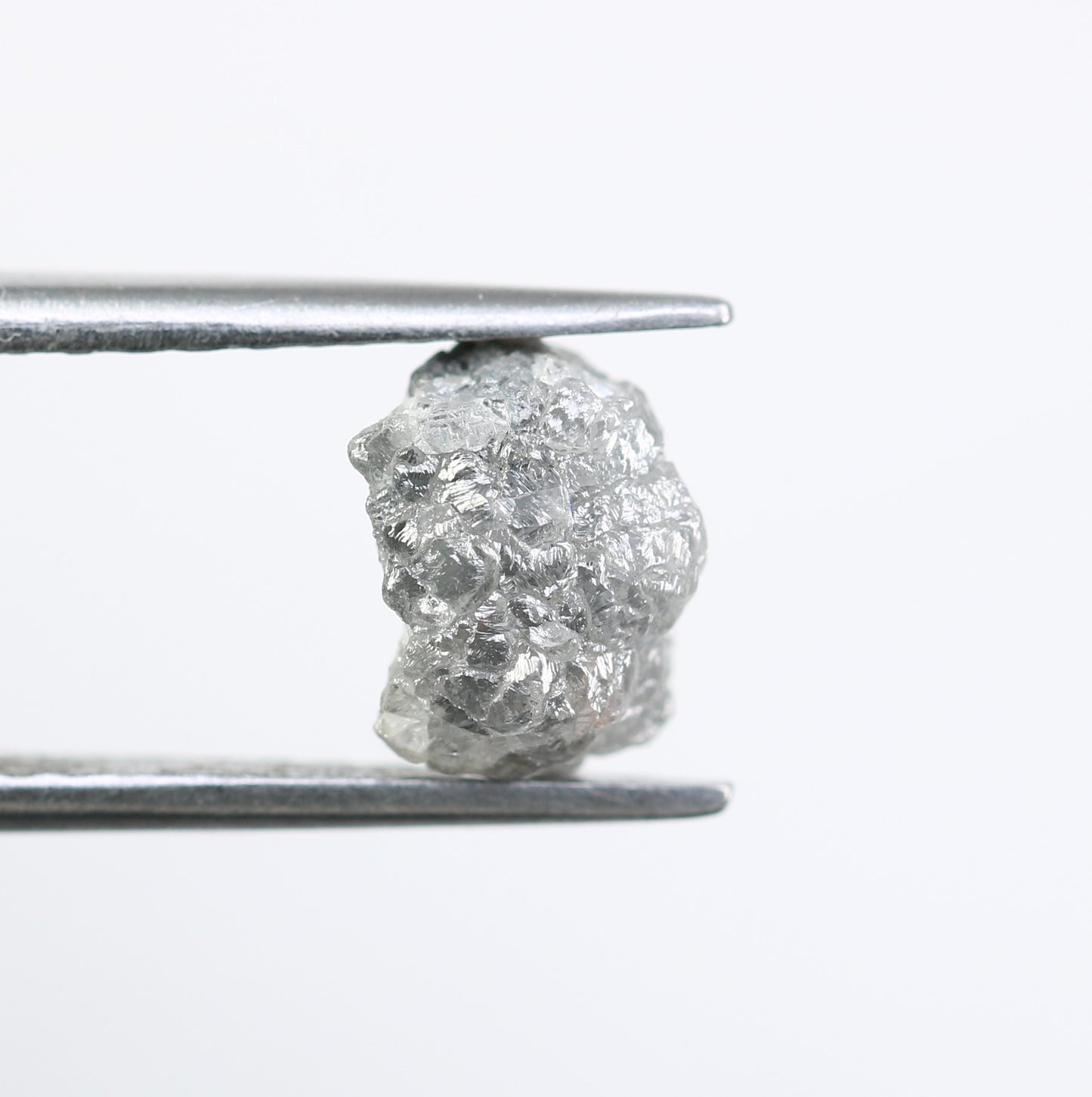 2.56 CT Rough Grey Irregular Cut Diamond For Engagement Ring - JayKrishna Diamond