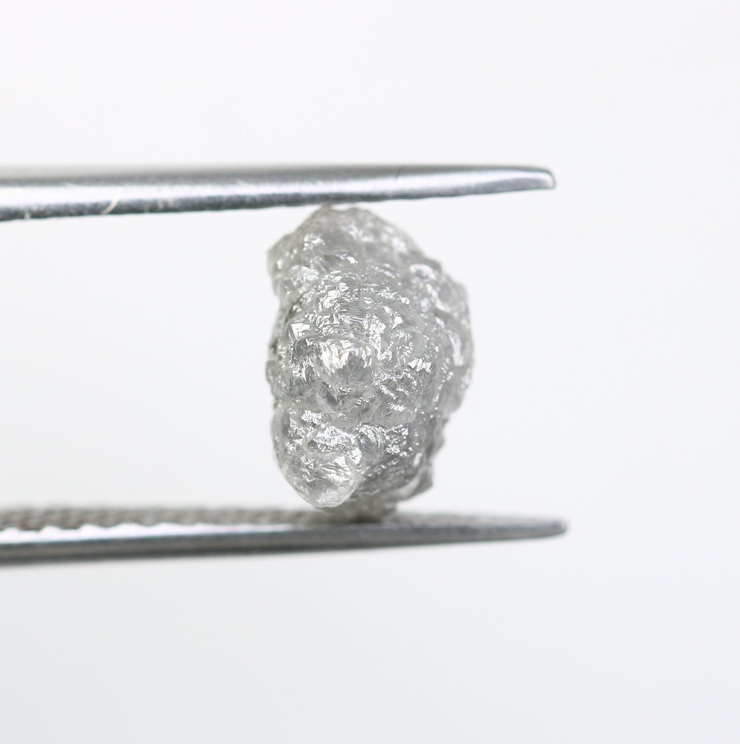 2.58 CT Irregular Cut Rough Grey Diamond For Engagement Ring - JayKrishna Diamond