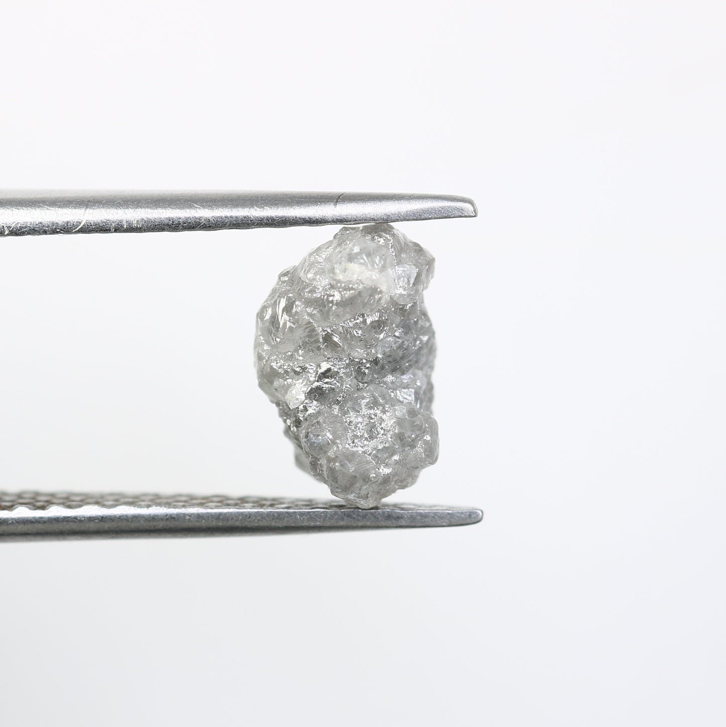 2.58 CT Irregular Cut Rough Grey Diamond For Engagement Ring - JayKrishna Diamond