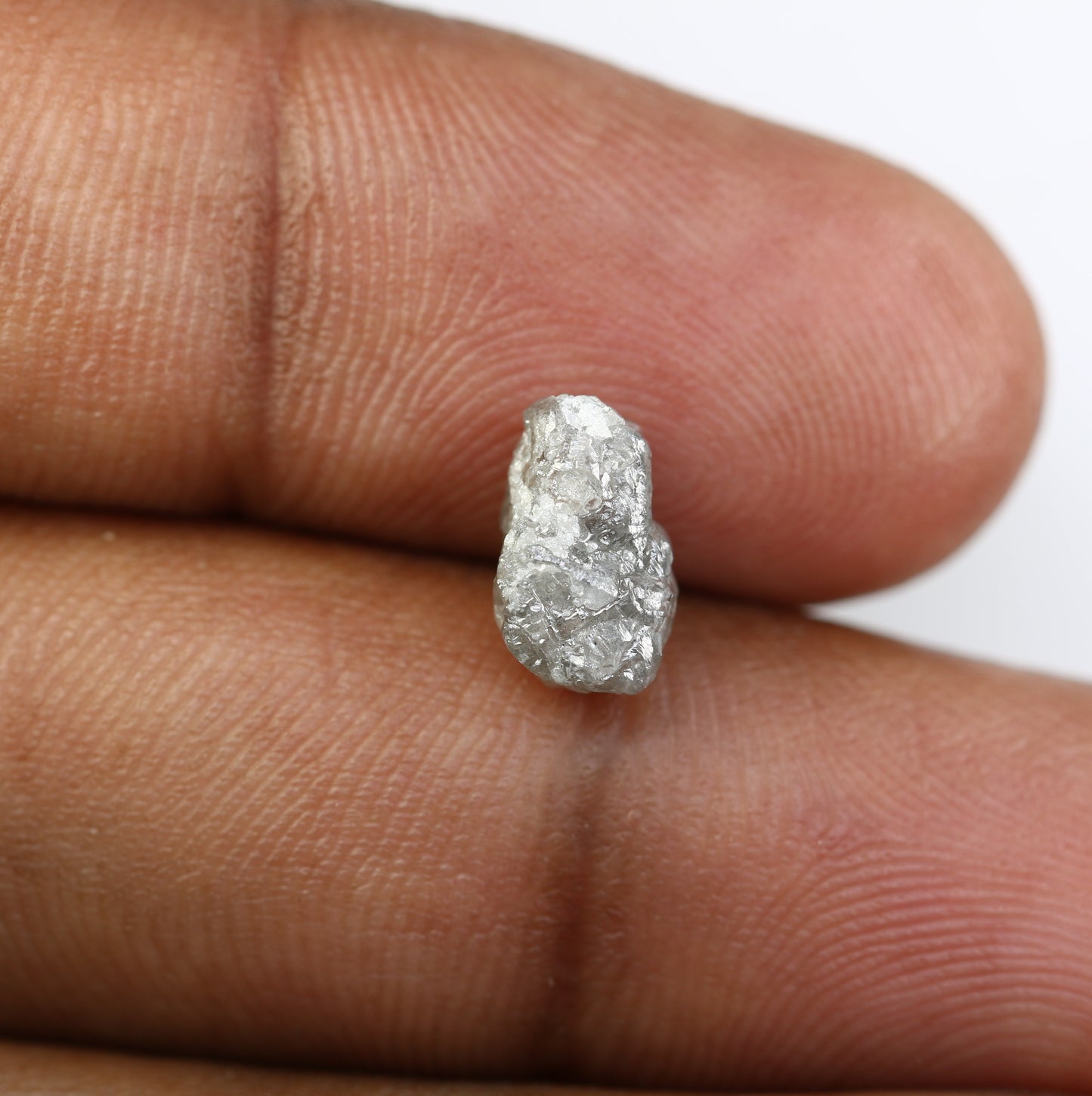 2.90 CT Grey Raw Rough Uncut Diamond For Engagement Ring - JayKrishna Diamond