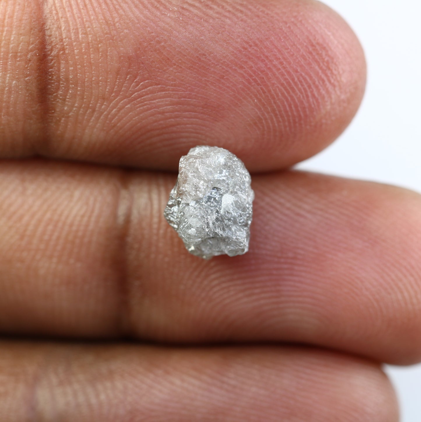 2.78 CT Grey Raw Rough Irregular Cut Diamond For Engagement Ring - JayKrishna Diamond