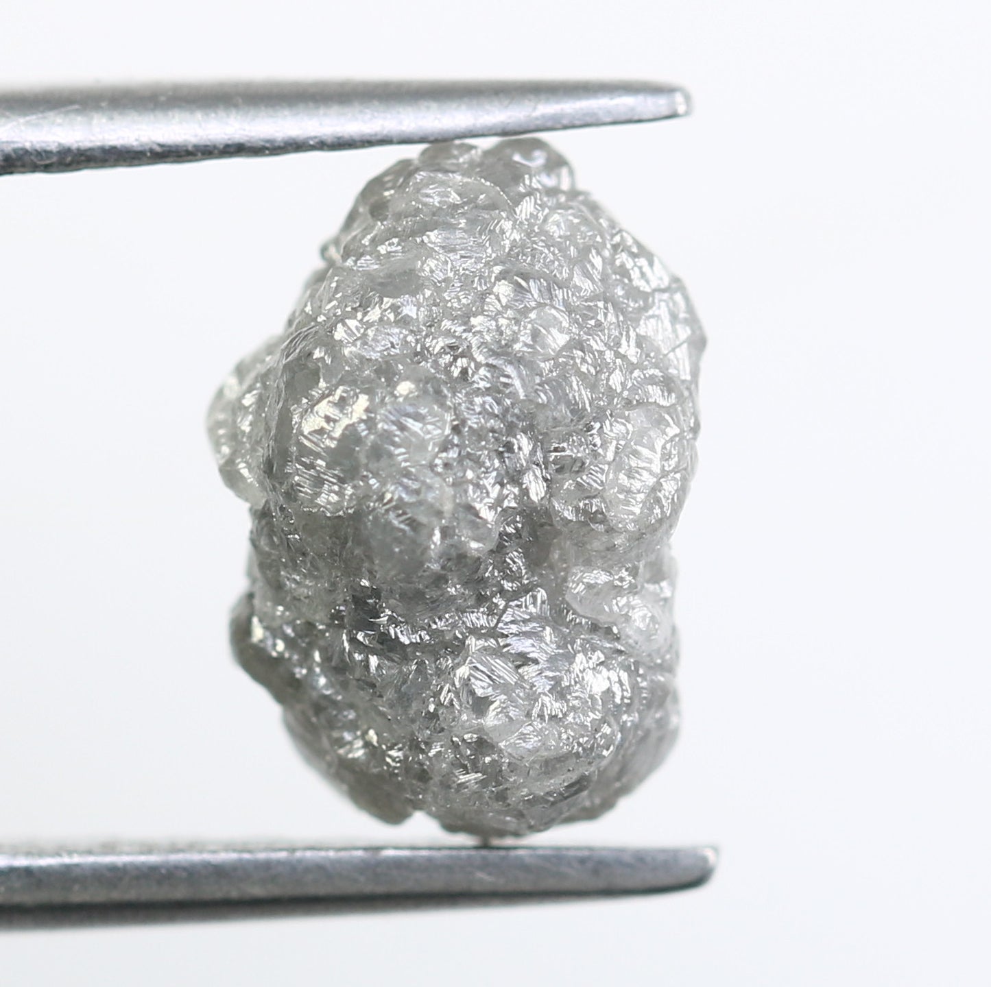 2.32 CT Irregular Cut Grey Raw Rough Diamond For Engagement Ring - JayKrishna Diamond