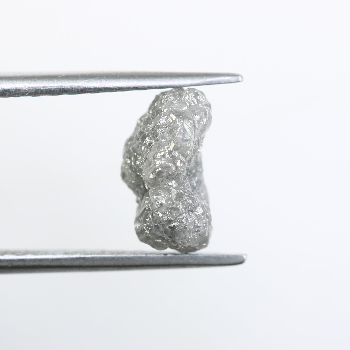 2.32 CT Irregular Cut Grey Raw Rough Diamond For Engagement Ring - JayKrishna Diamond