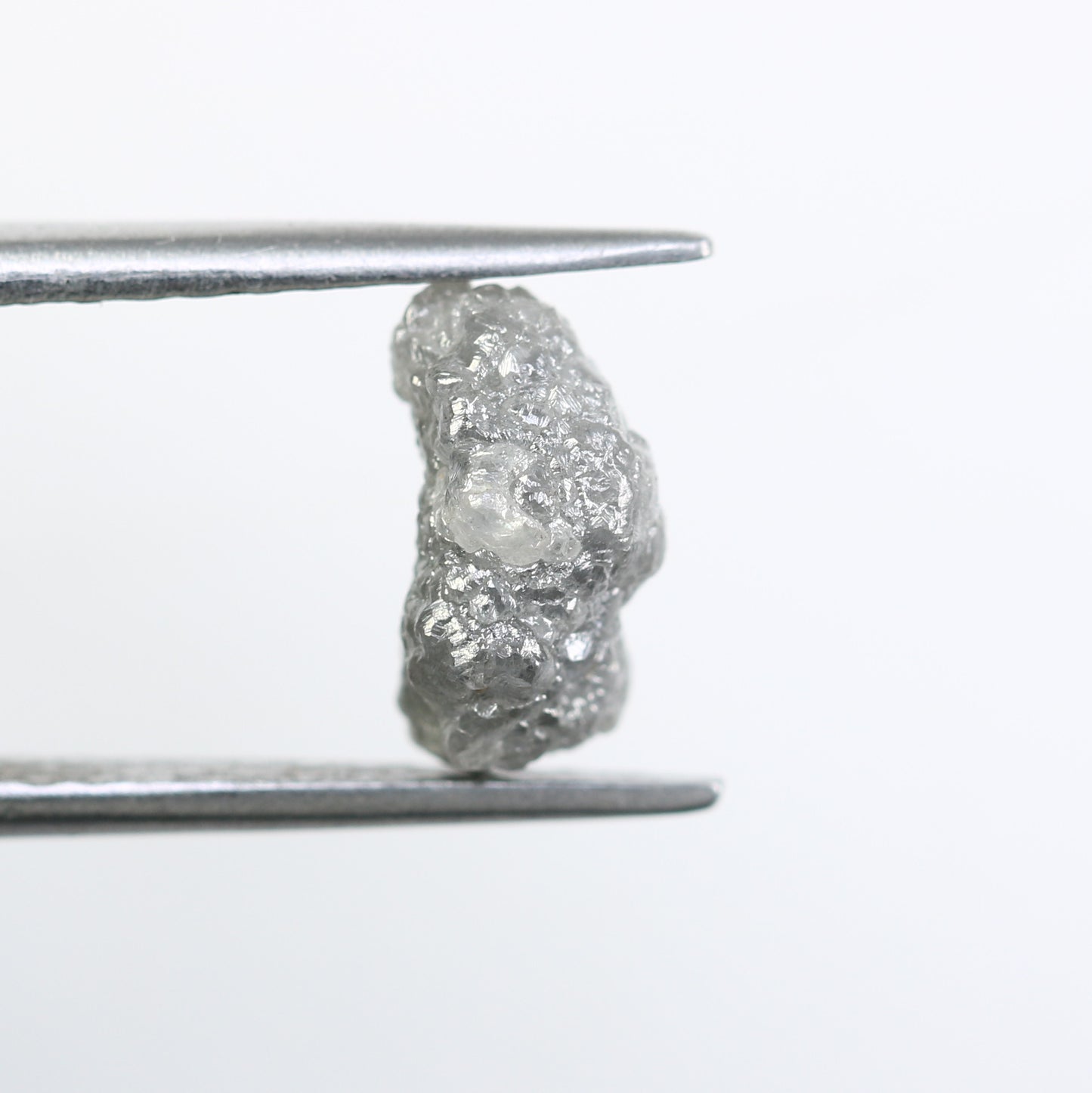 2.32 CT Irregular Cut Grey Raw Rough Diamond For Engagement Ring - JayKrishna Diamond
