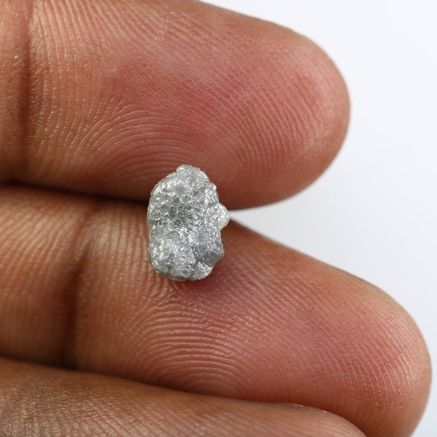 2.32 CT Irregular Cut Grey Raw Rough Diamond For Engagement Ring - JayKrishna Diamond