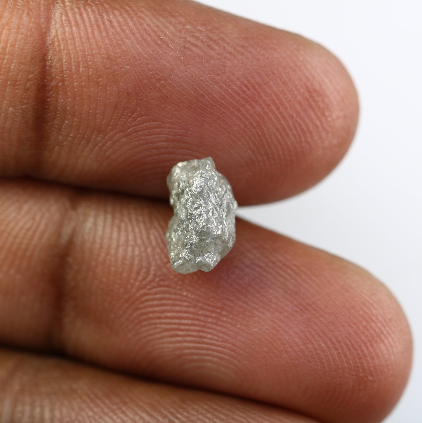 2.50 CT Grey Raw Rough Irregular Cut Diamond For Engagement Ring - JayKrishna Diamond