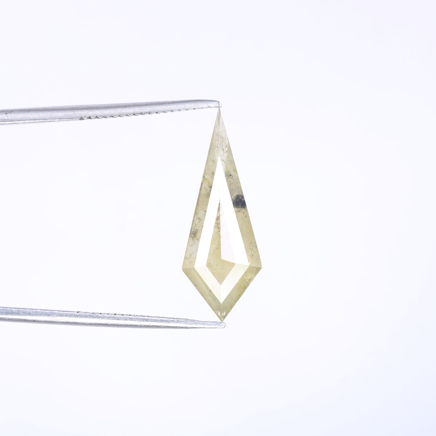 3.00 CT Natural Light Green Fancy Kite Shape Diamond For Engagement Ring - JayKrishna Diamond