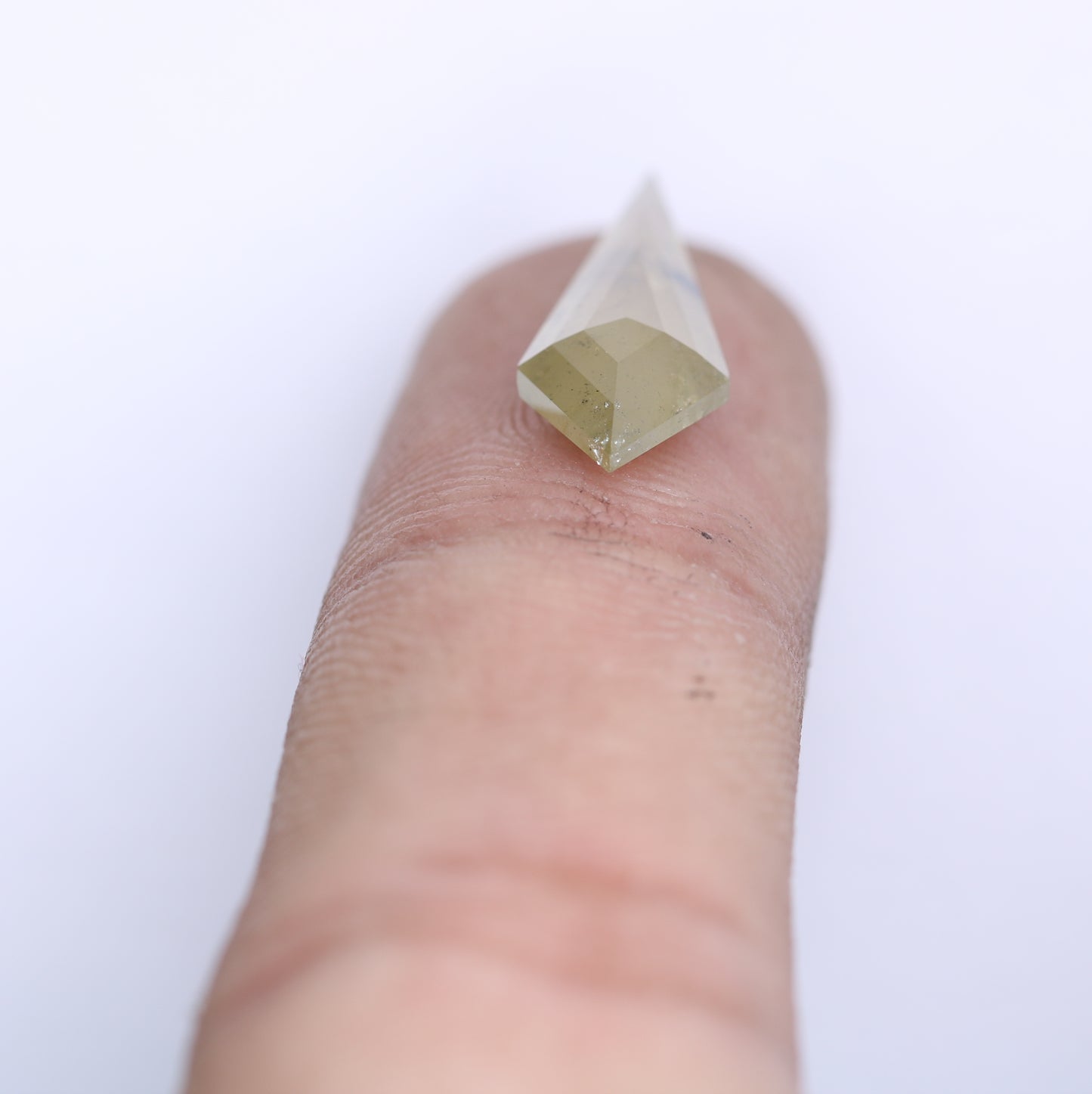 3.00 CT Natural Light Green Fancy Kite Shape Diamond For Engagement Ring - JayKrishna Diamond