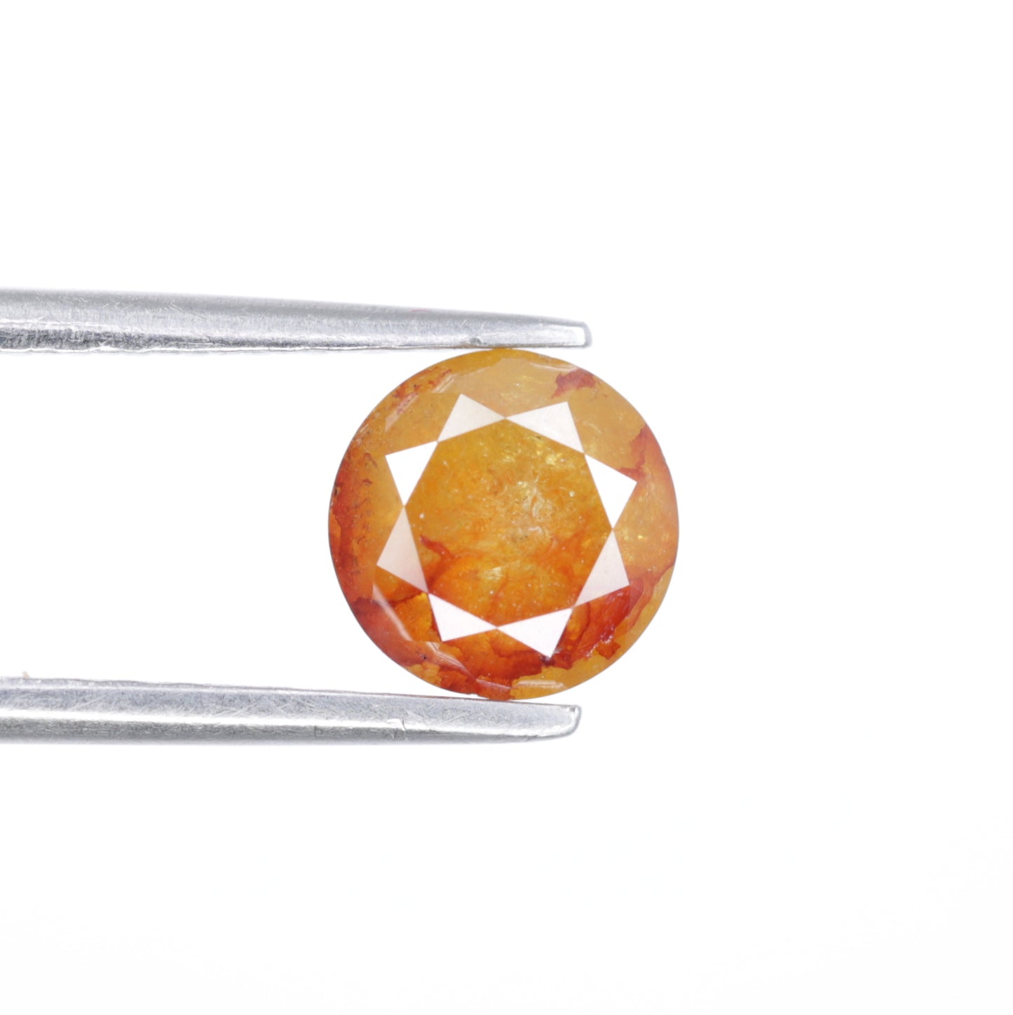 1.28 CT Natural Peach Round Brilliant Cut Diamond For Promise Ring - JayKrishna Diamond