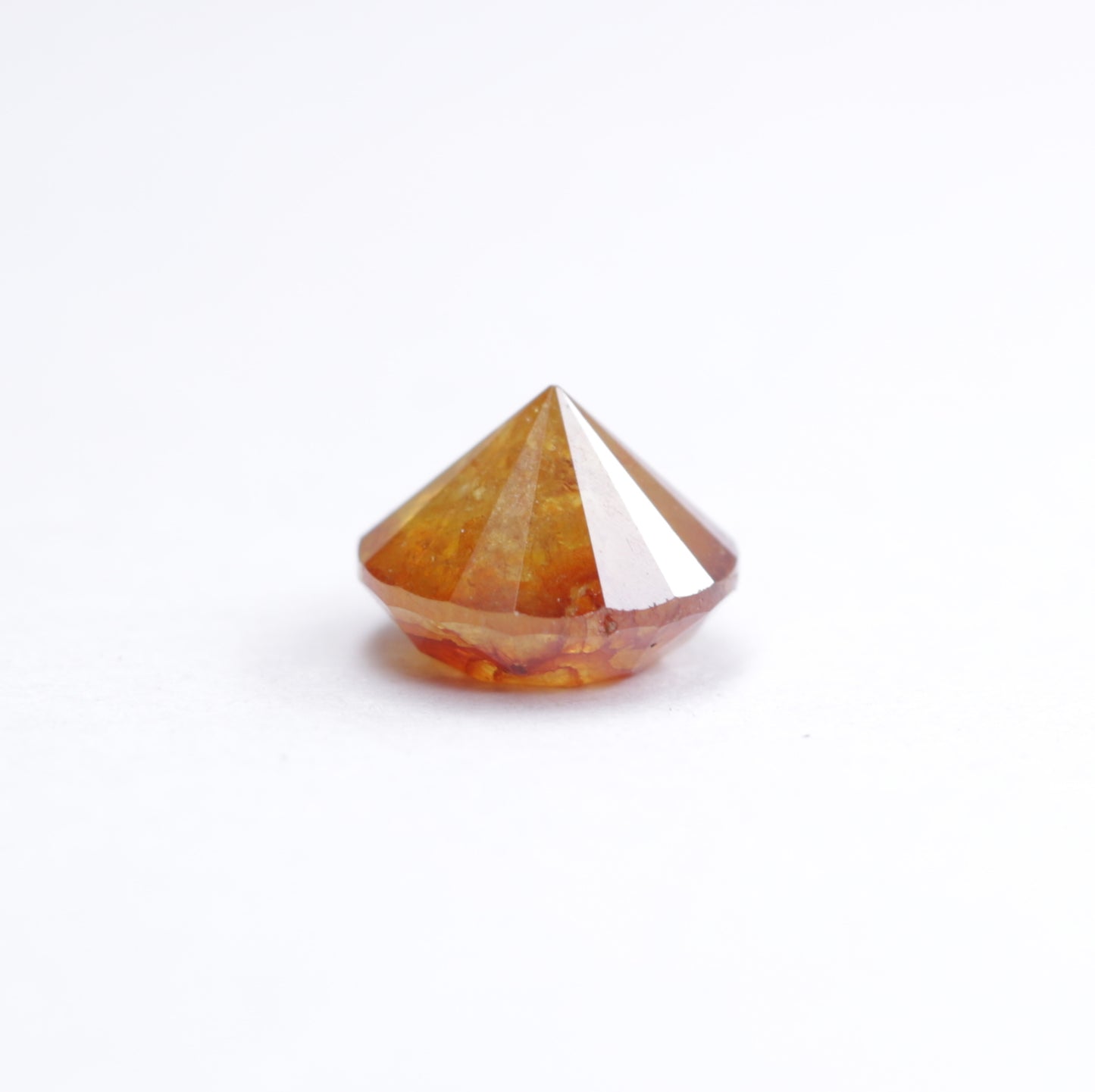 1.28 CT Natural Peach Round Brilliant Cut Diamond For Promise Ring - JayKrishna Diamond