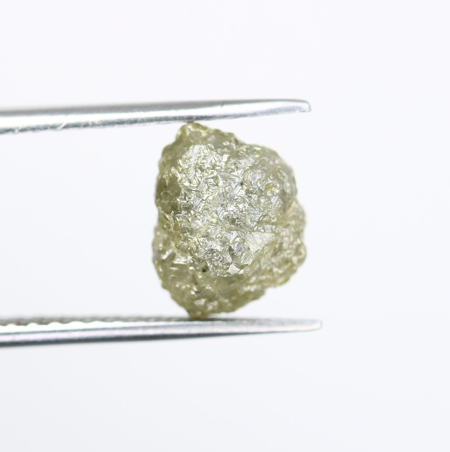 4.70 CT Light Green Rough Uncut Diamond For Engagement Ring - JayKrishna Diamond