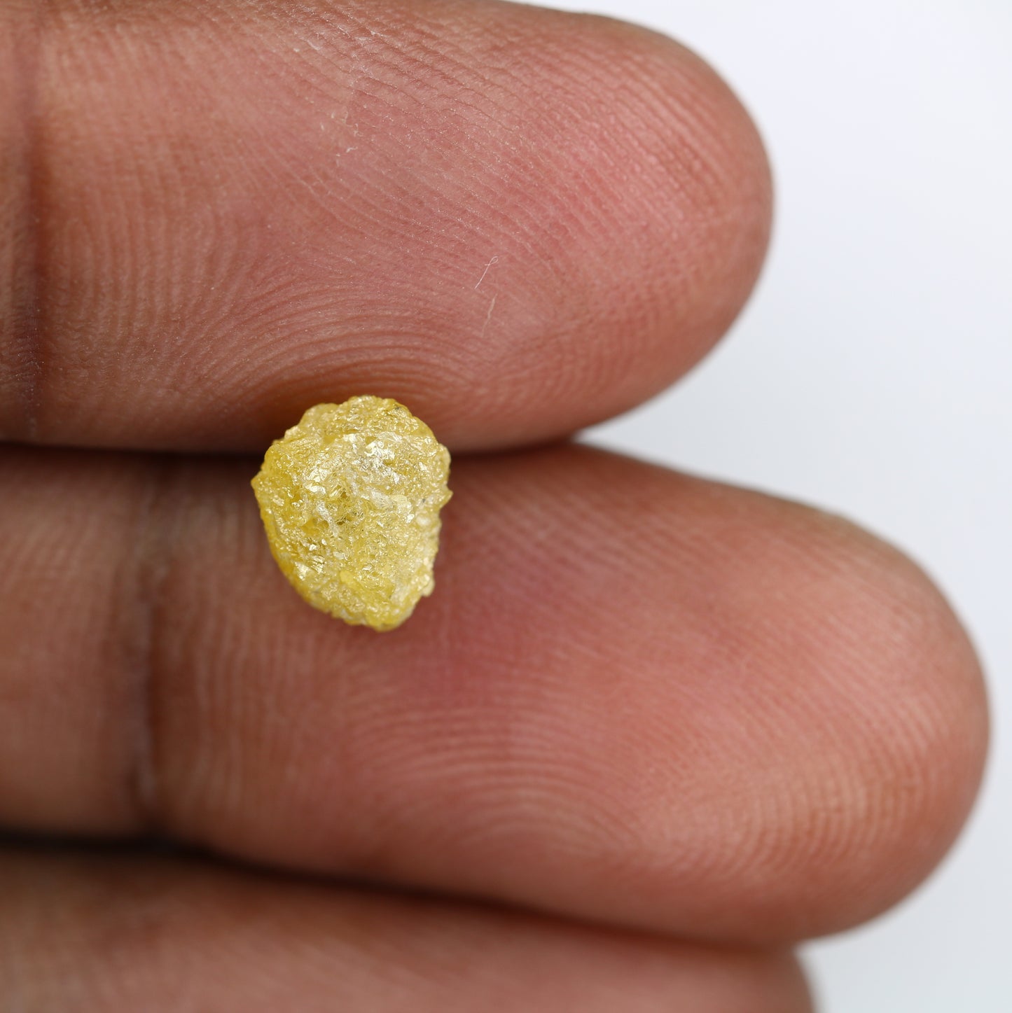 2.47 CT Yellow Rough Irregular Cut Raw Diamond For Engagement Ring - JayKrishna Diamond