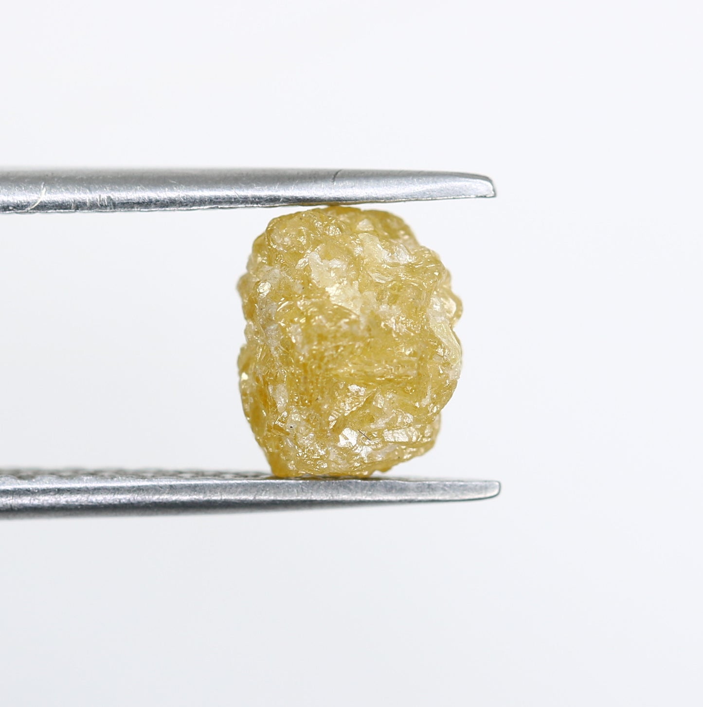 2.50 CT Light Yellow Rough Irregular Cut Raw Diamond For Engagement Ring - JayKrishna Diamond