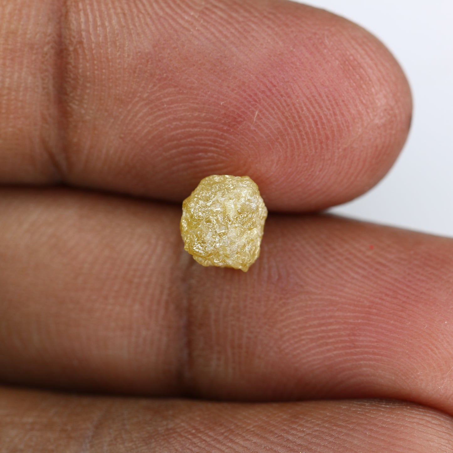 2.50 CT Light Yellow Rough Irregular Cut Raw Diamond For Engagement Ring - JayKrishna Diamond