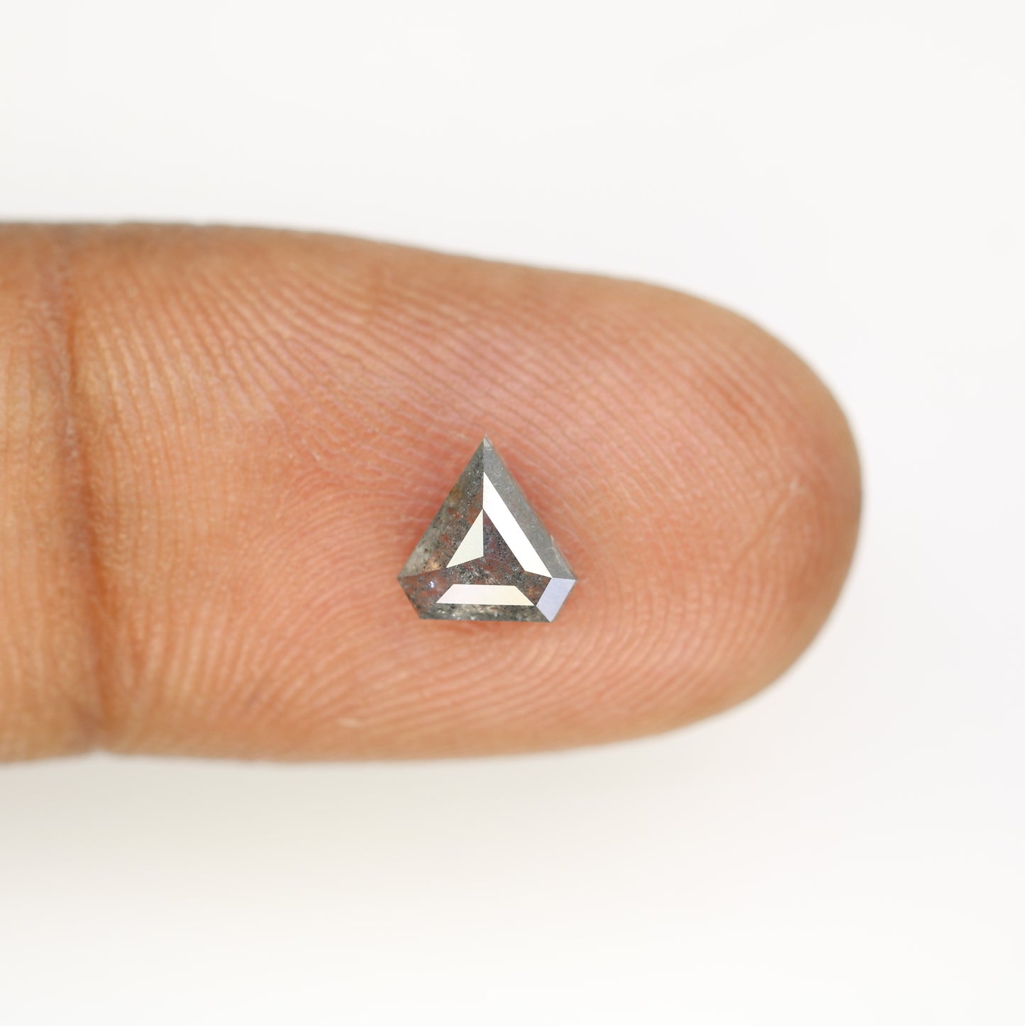 0.70 CT Diamond Cut Salt And Pepper Loose Diamond For Engagement Ring - JayKrishna Diamond