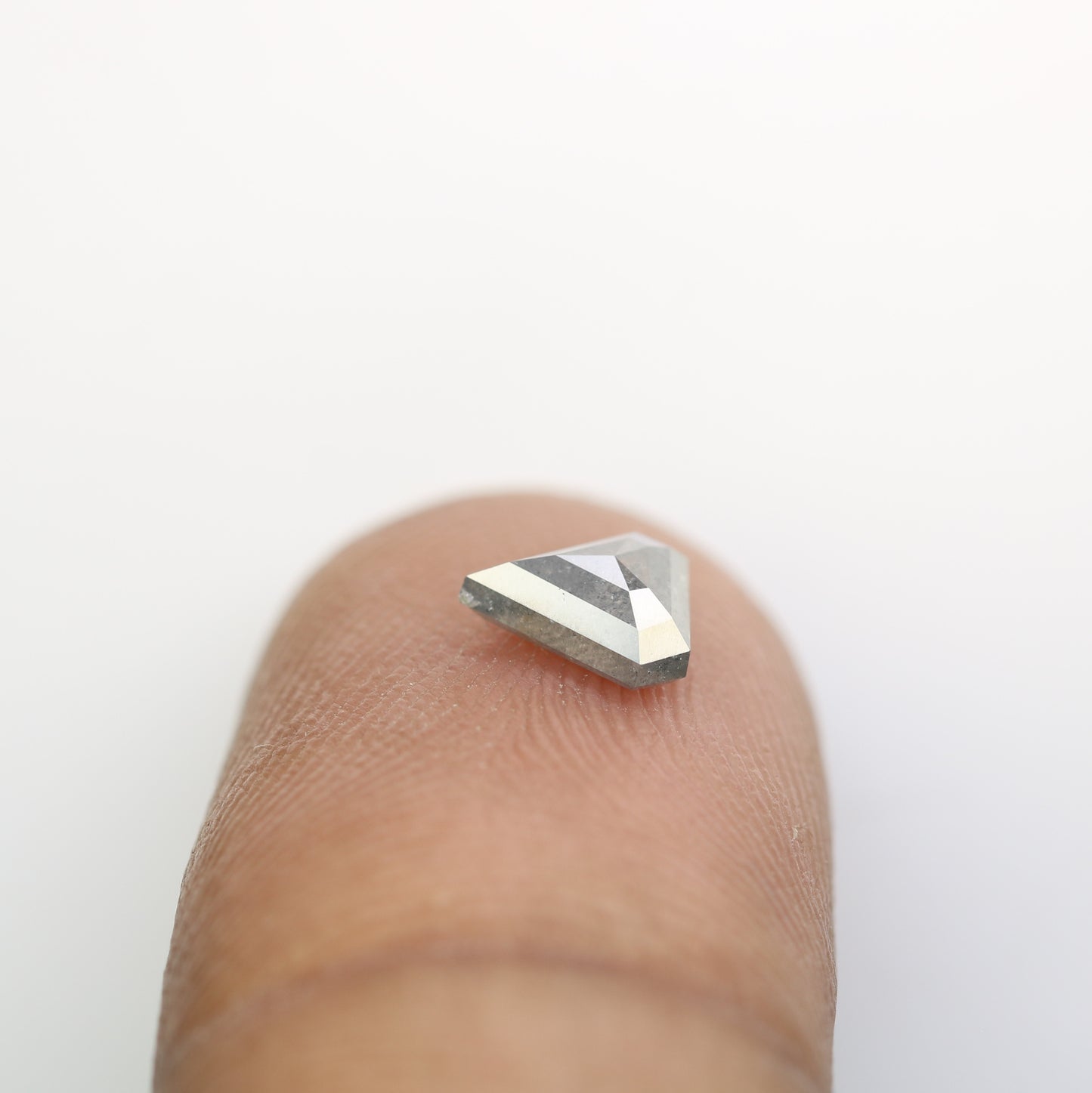 0.70 CT Diamond Cut Salt And Pepper Loose Diamond For Engagement Ring - JayKrishna Diamond