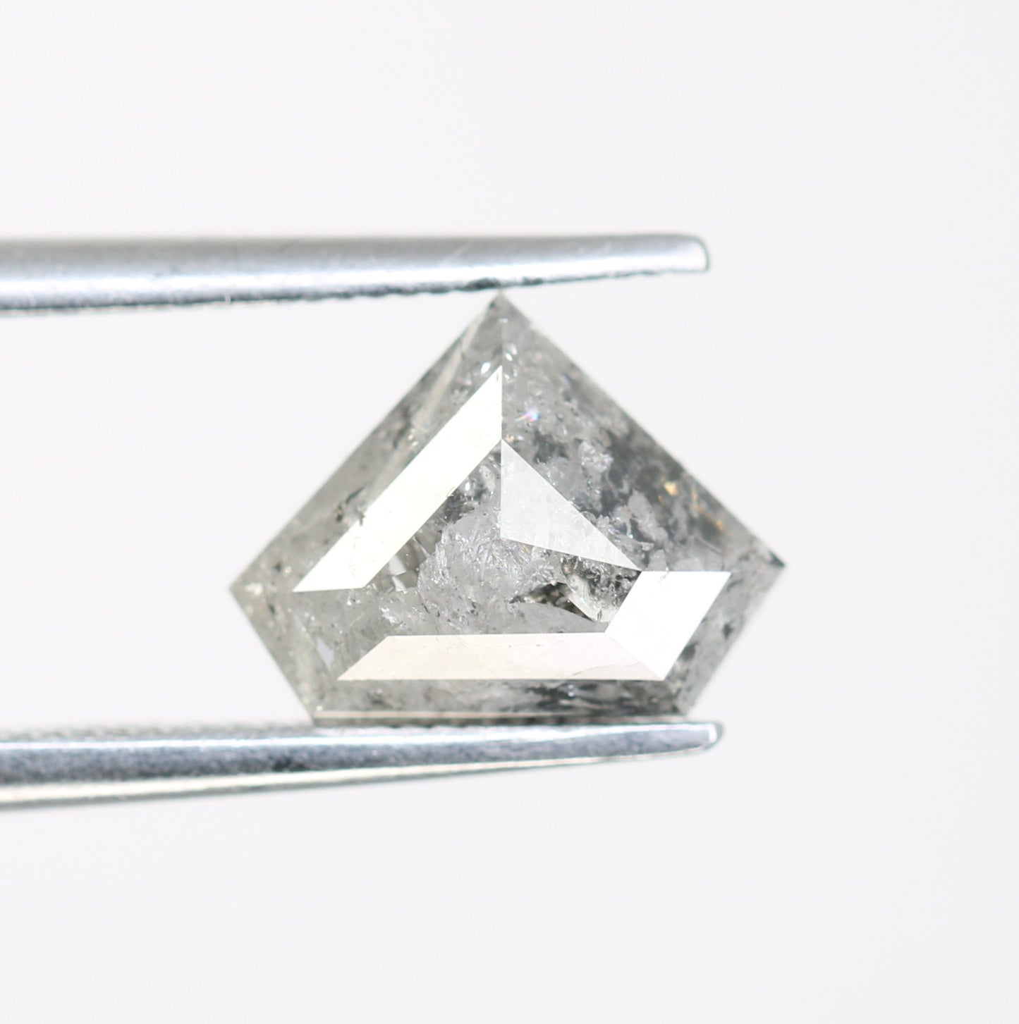1.64 CT Diamond Cut Salt And Pepper Diamond For Engagement Ring - JayKrishna Diamond
