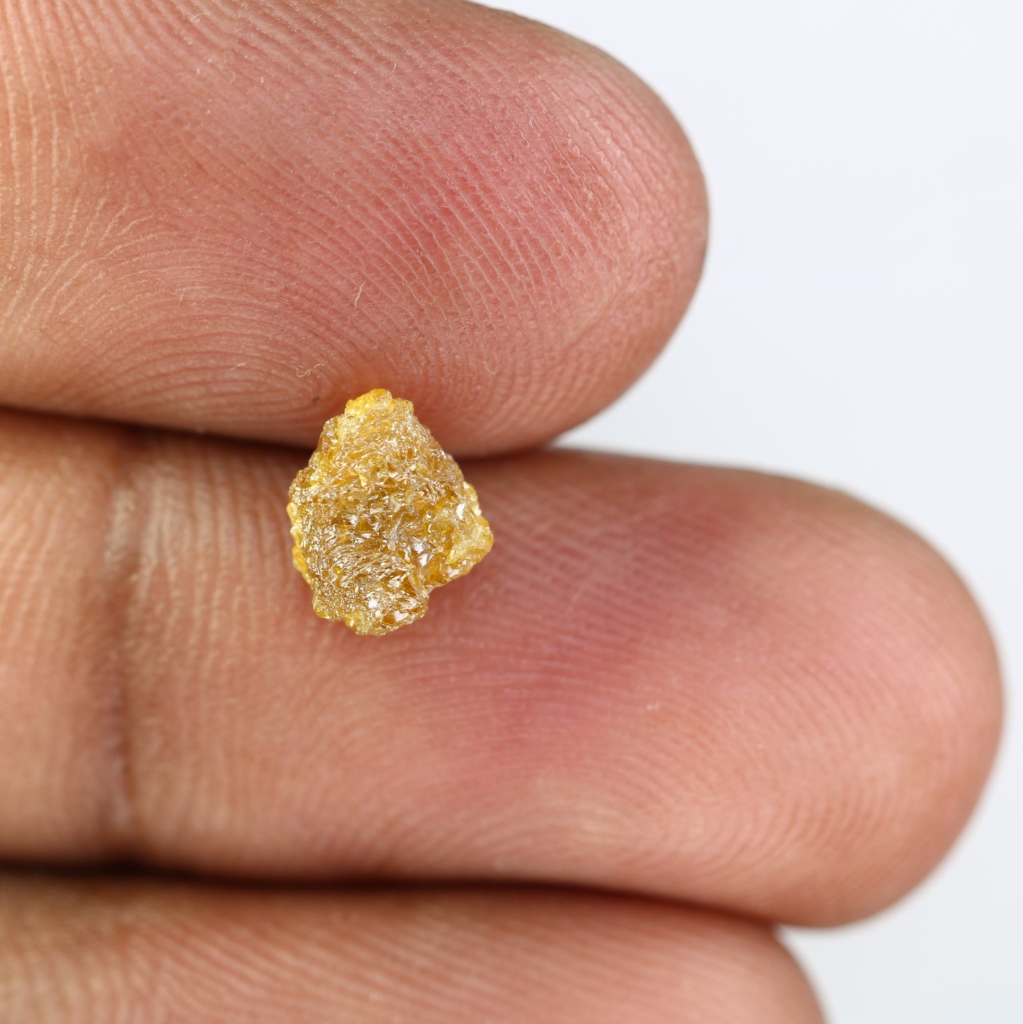 1.75 CT Rough Yellow Irregular Cut Raw Diamond For Engagement Ring - JayKrishna Diamond