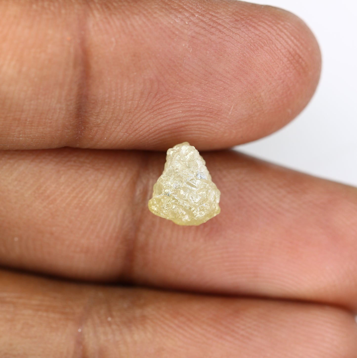 2.64 CT Rough Uncut Grey Diamond For Engagement Ring - JayKrishna Diamond