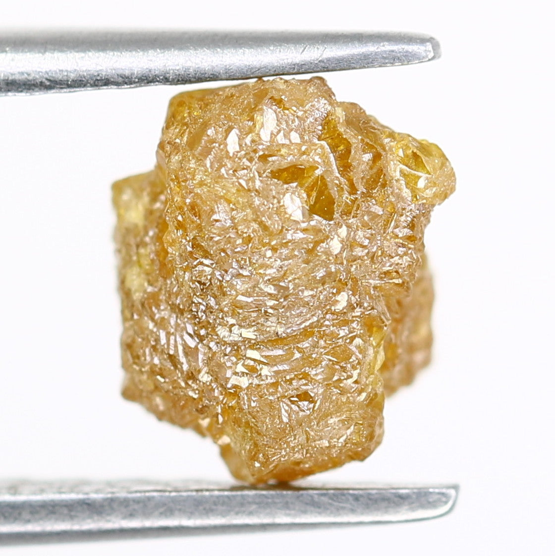 2.17 CT Yellow Rough Irregular Cut Raw Diamond For Engagement Ring - JayKrishna Diamond