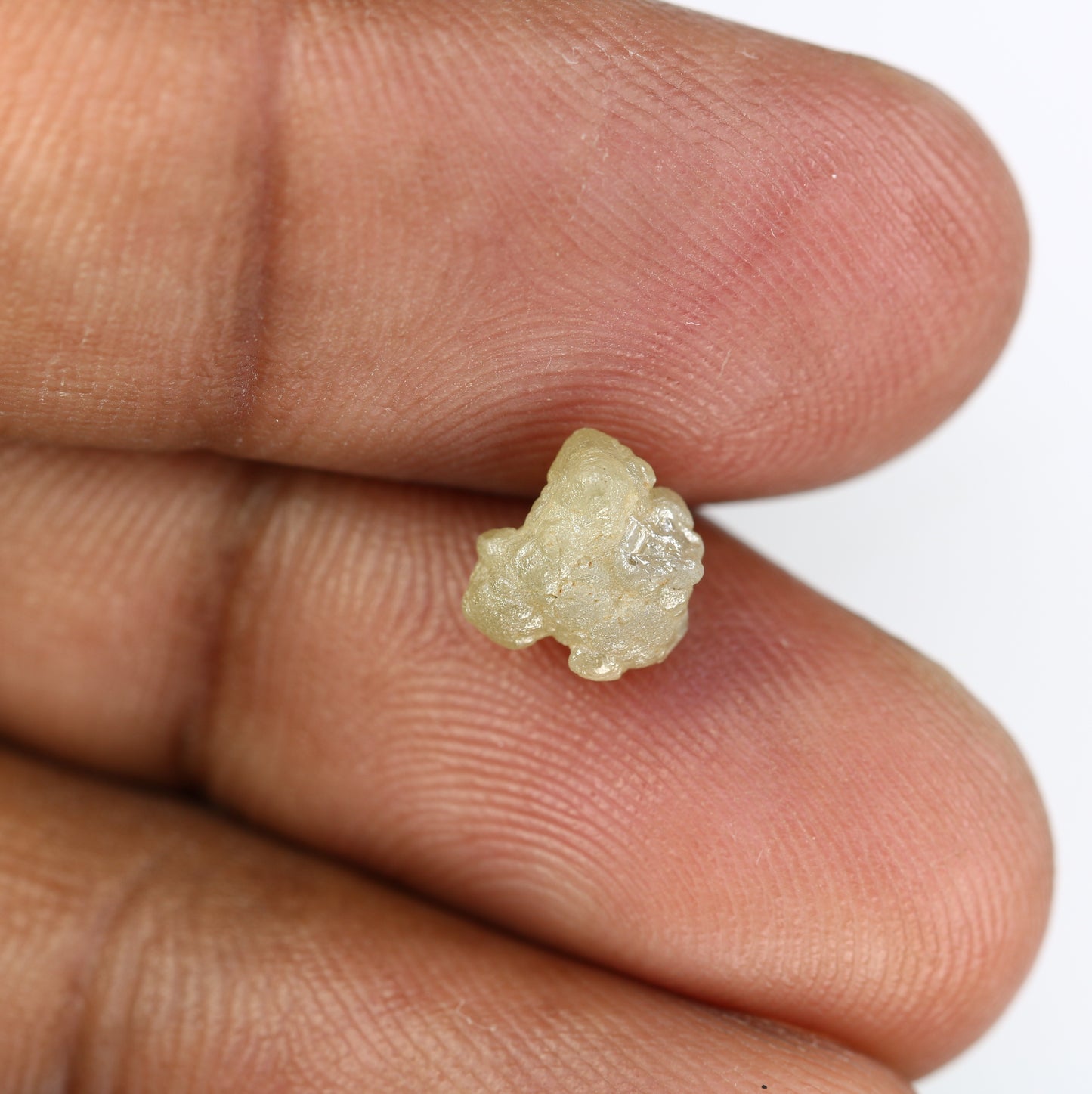 2.07 CT Uncut Grey Rough Diamond For Engagement Ring - JayKrishna Diamond