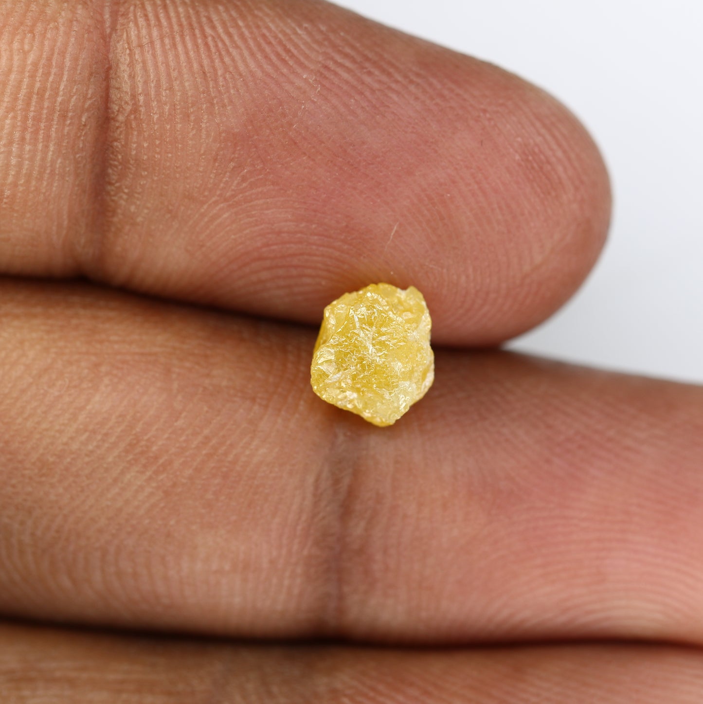 1.83 CT Yellow Raw Irregular Cut Rough Diamond For Engagement Ring - JayKrishna Diamond