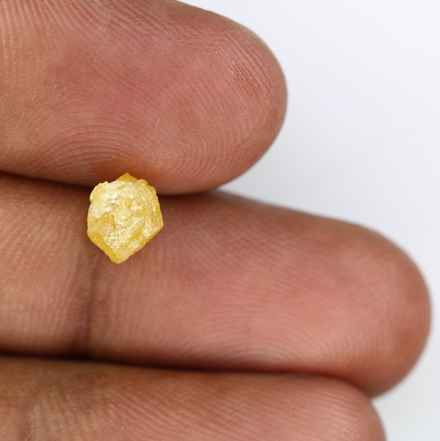 1.83 CT Yellow Raw Irregular Cut Rough Diamond For Engagement Ring - JayKrishna Diamond